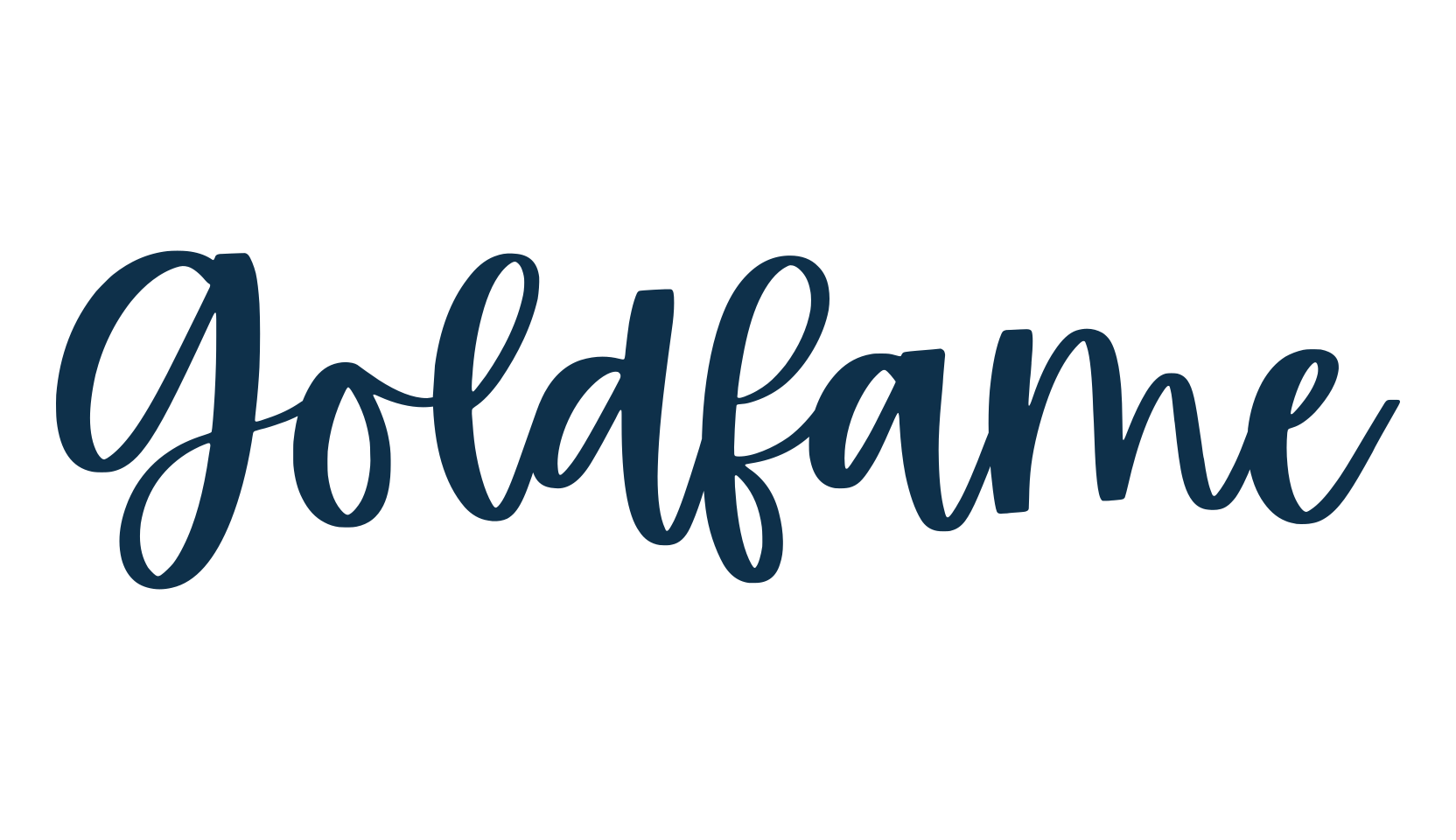 Goldfame, display market font preview