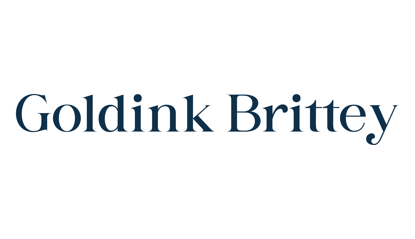 Goldink Brittey, basic serif font preview