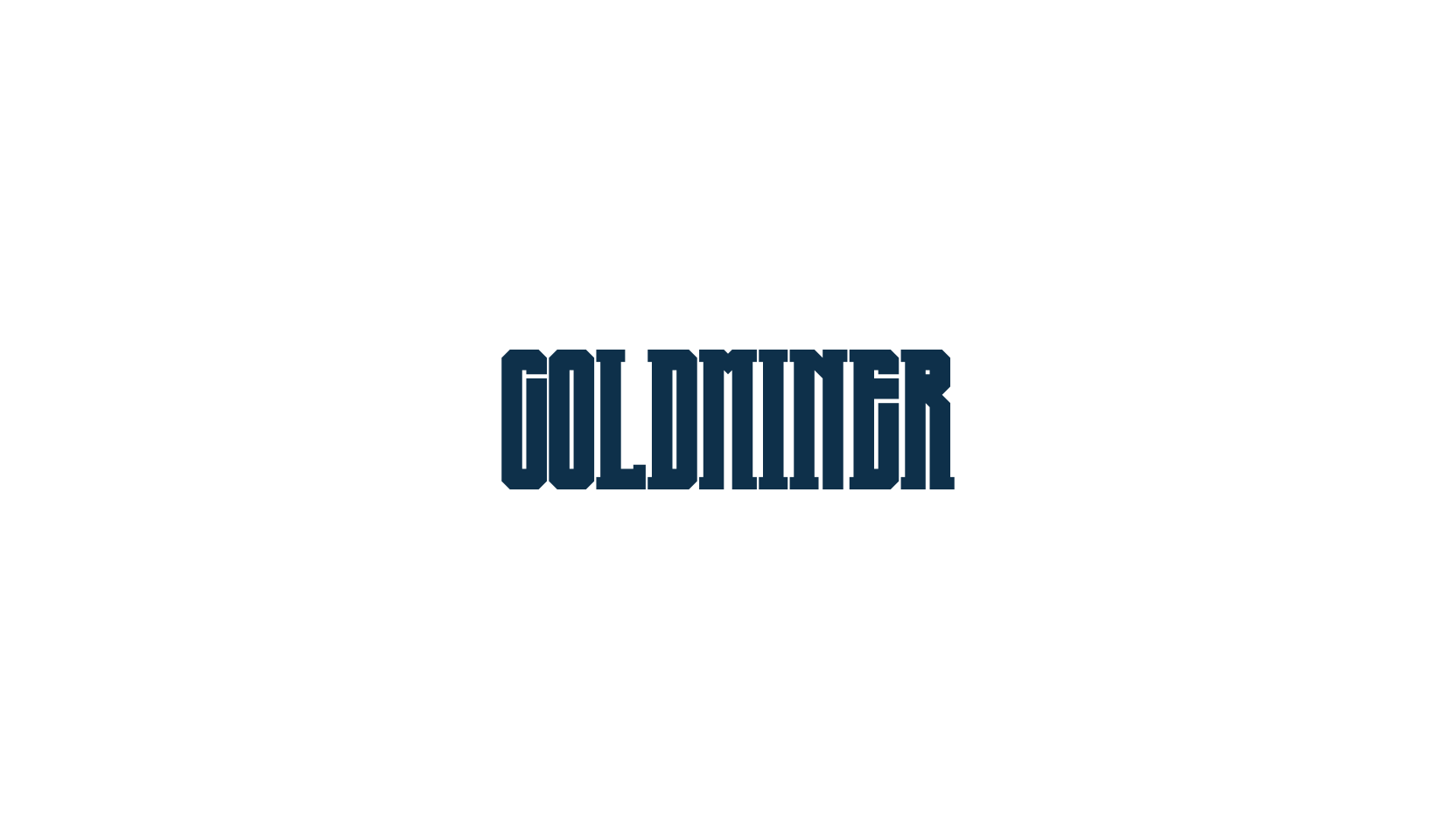 Goldminer, western font preview