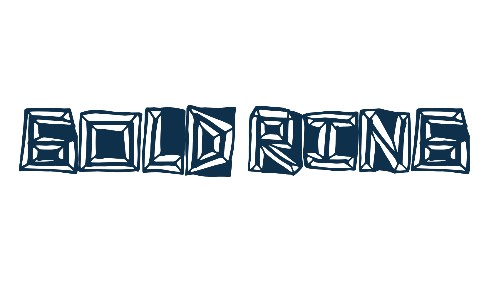 Gold Ring, decorative font preview