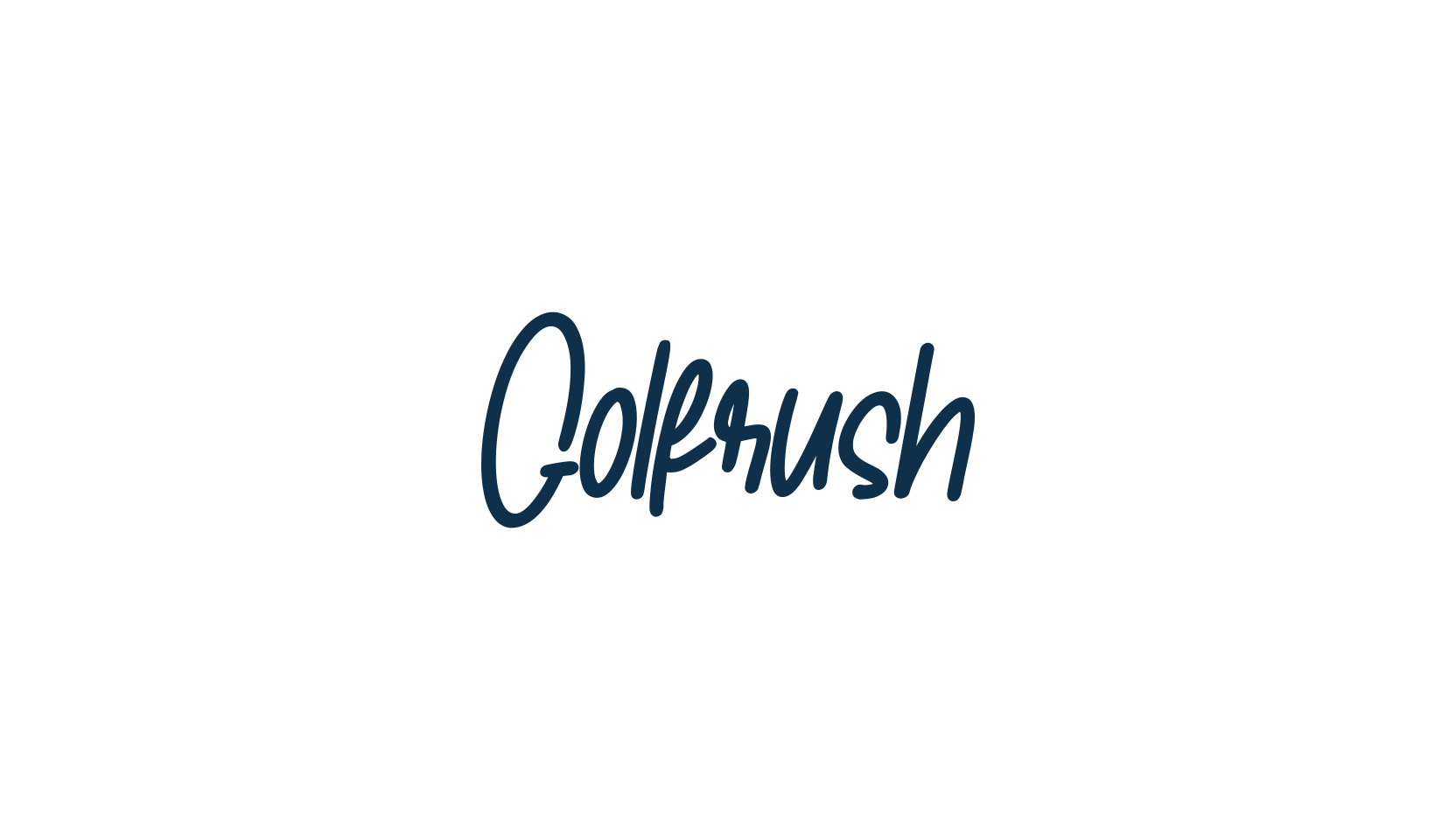 Golfrush, fancy decorative font preview
