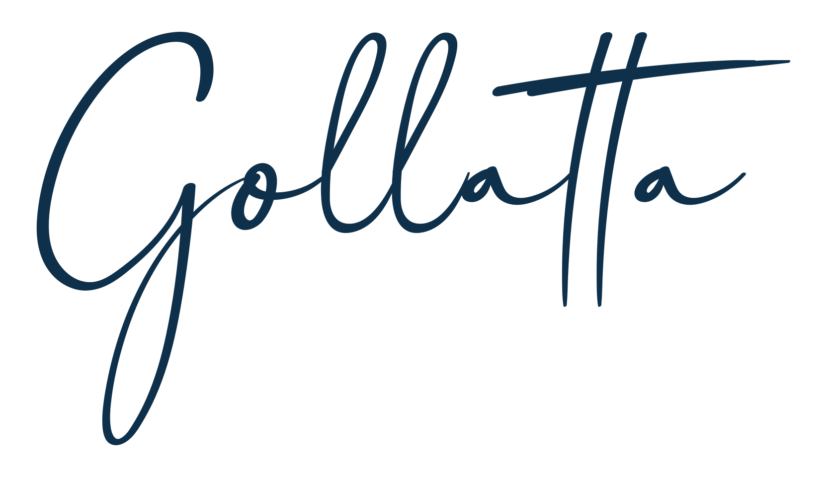 Gollatta, script handwritten fancy decorative calligraphy font preview