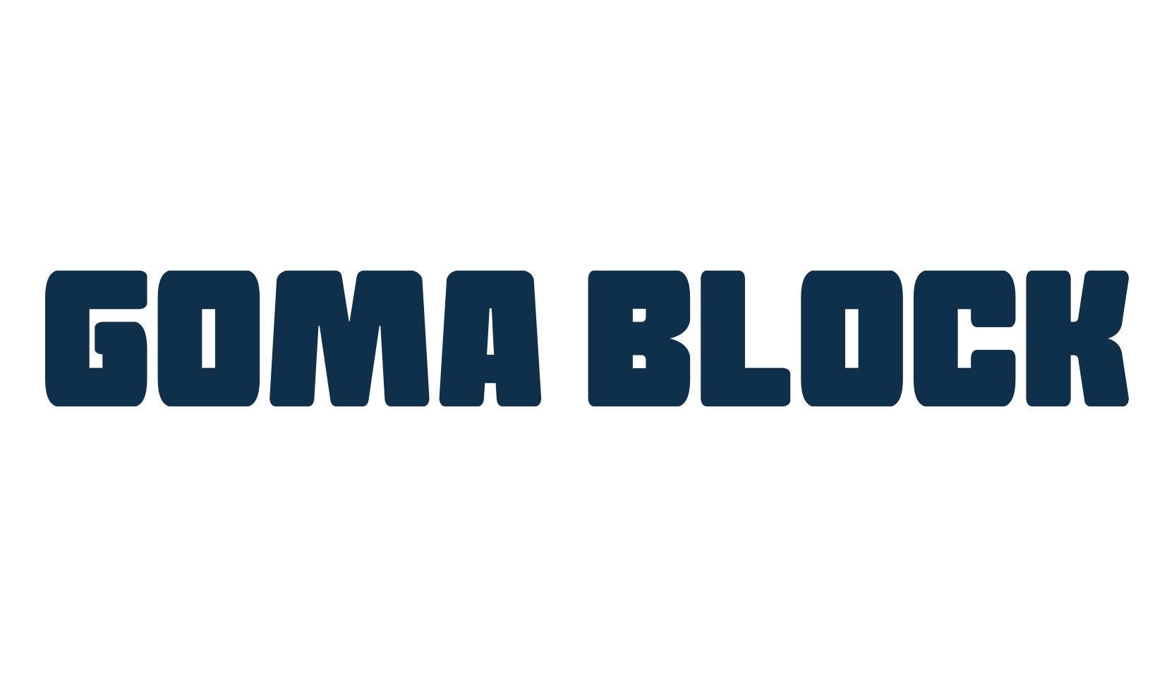 Goma Block, various font preview
