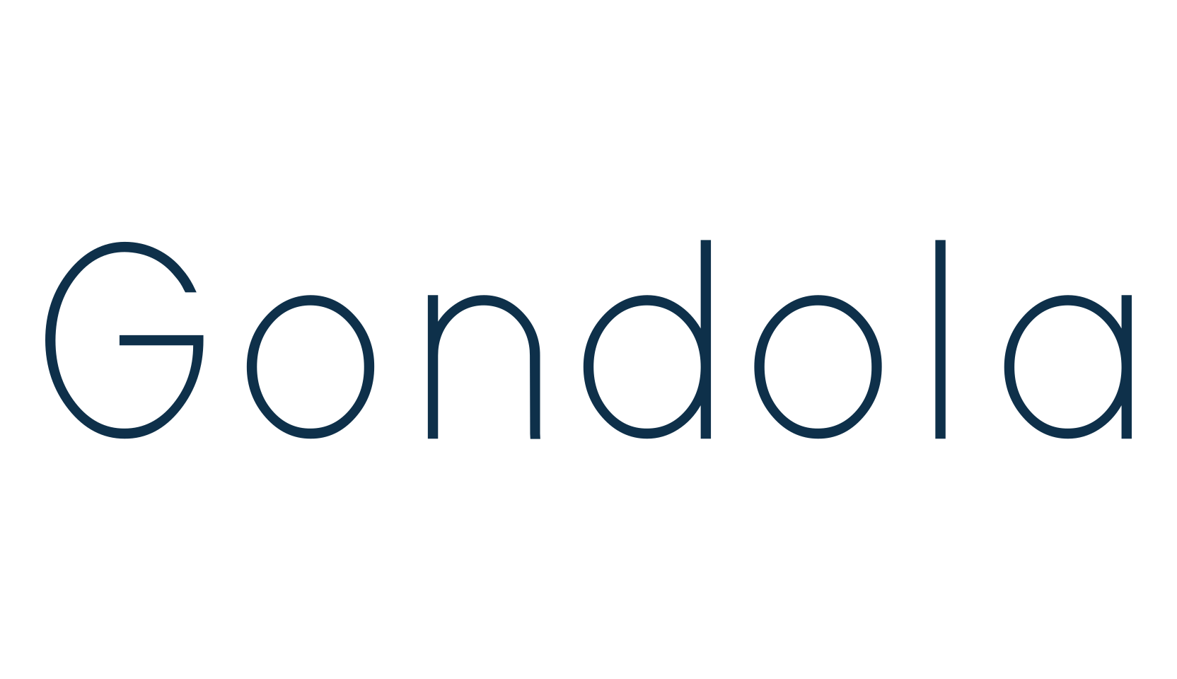 Gondola, basic sans serif font preview