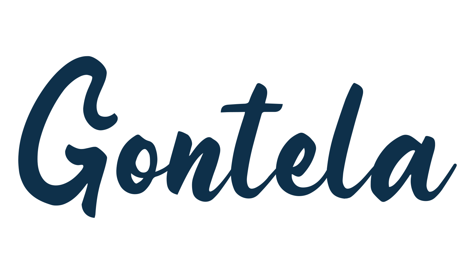 Gontela, script calligraphy fancy decorative font preview