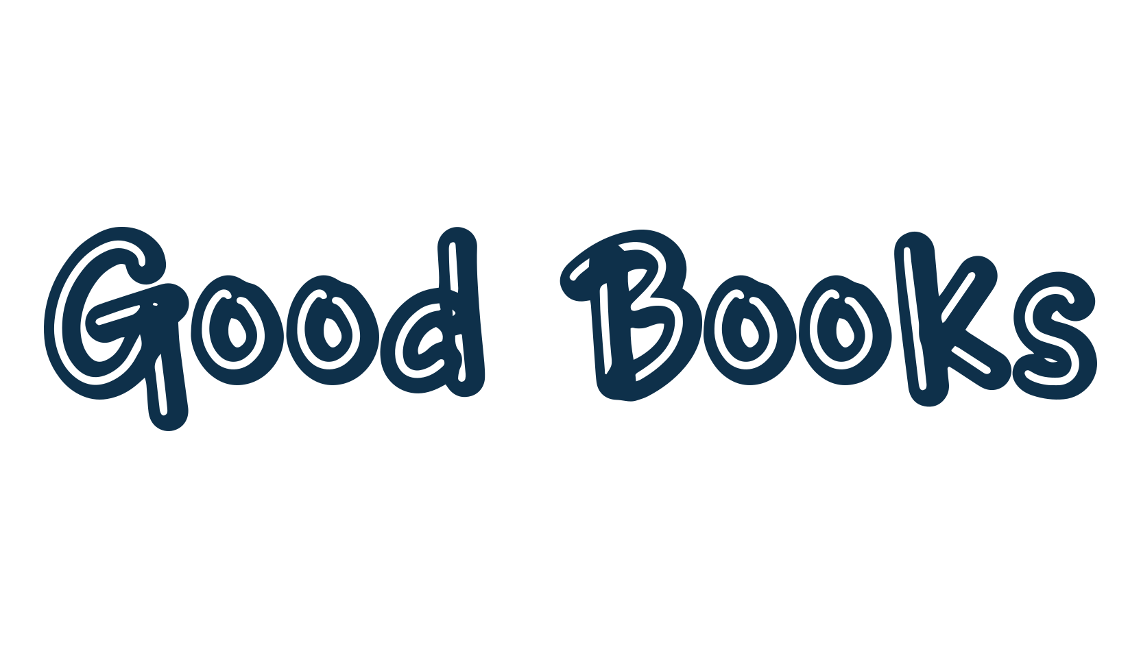Good Books, fancy cartoon decorative font preview