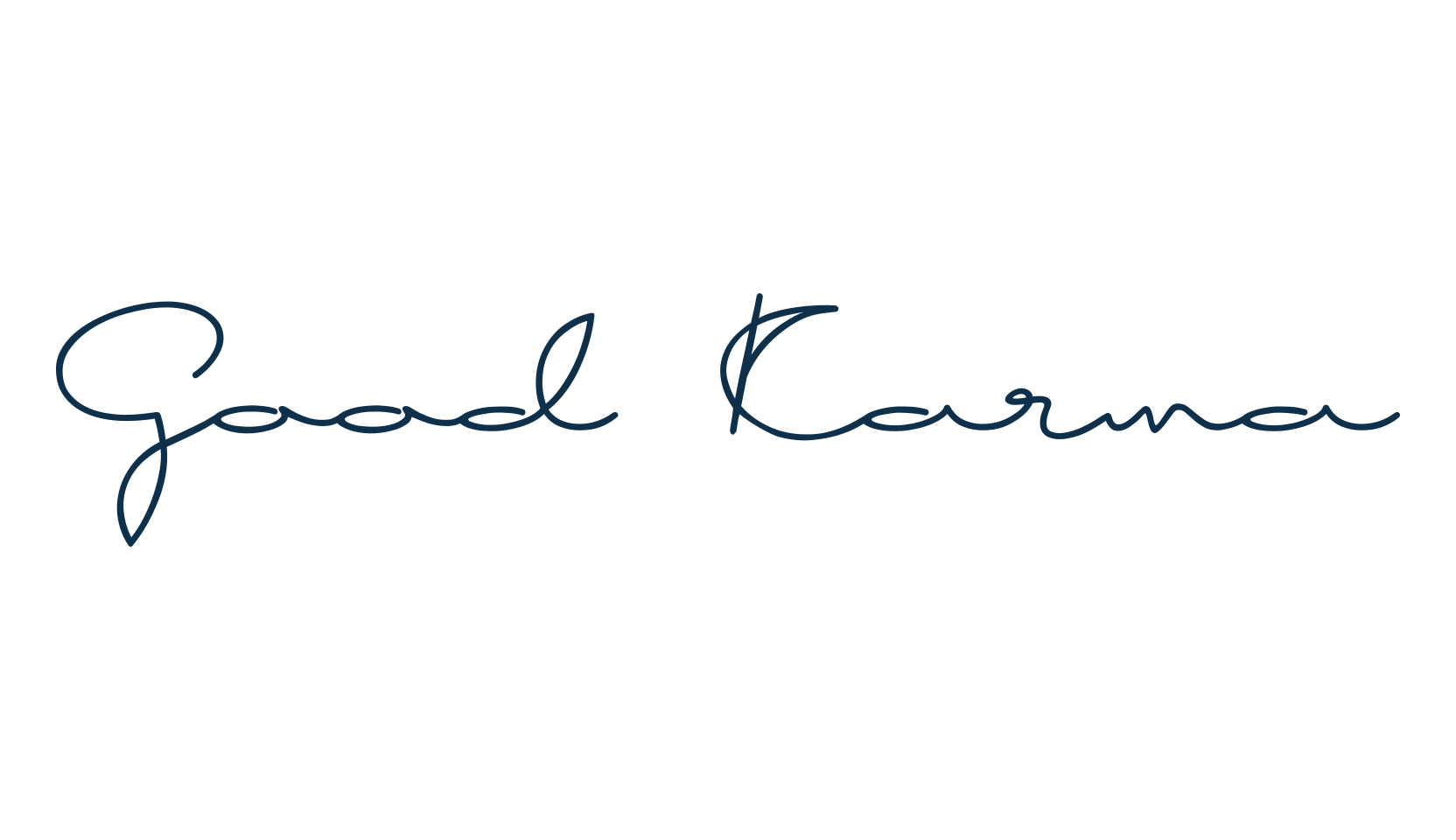 Good Karma, handwriting font preview