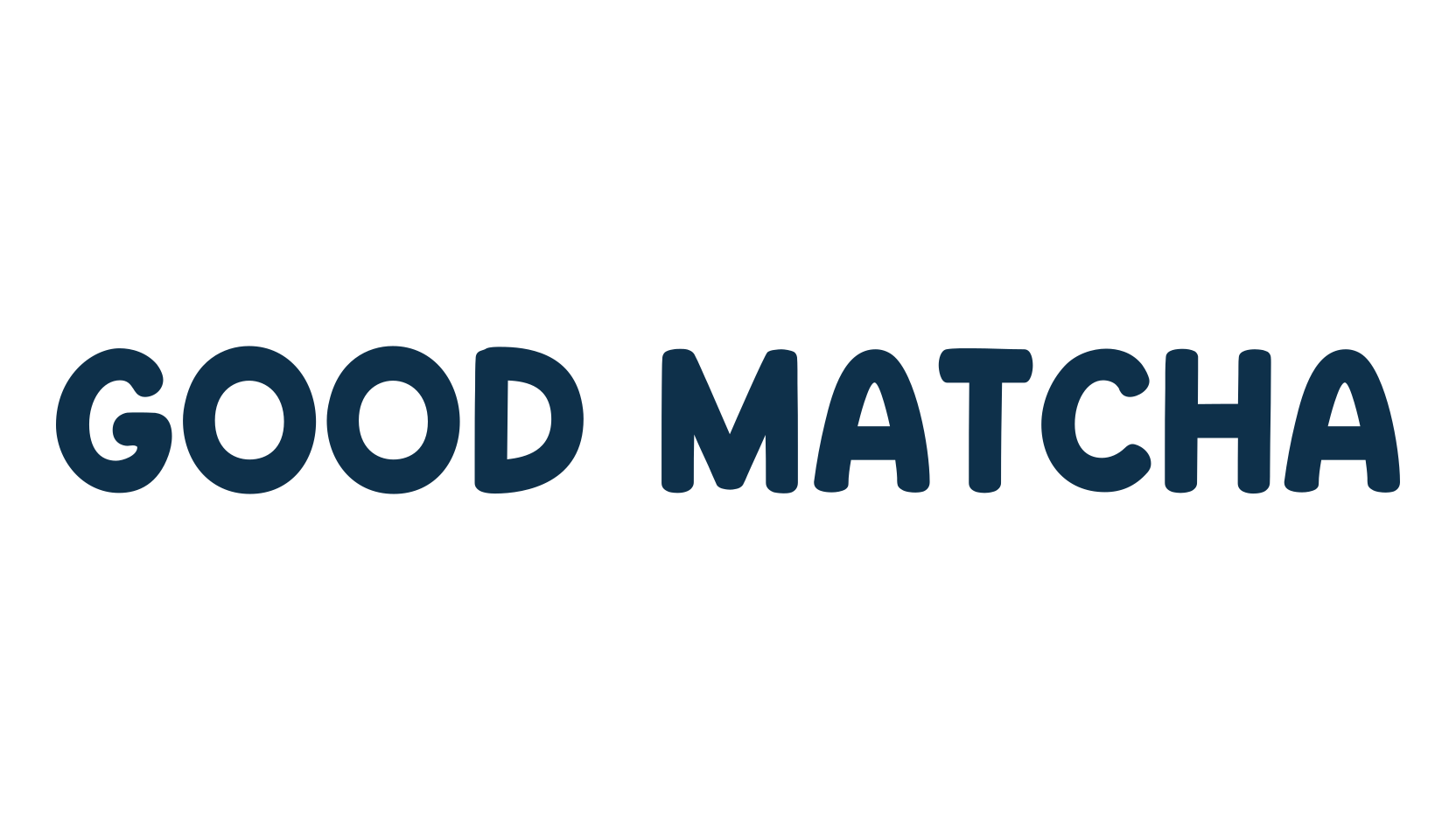 Good Matcha, cartoon font preview