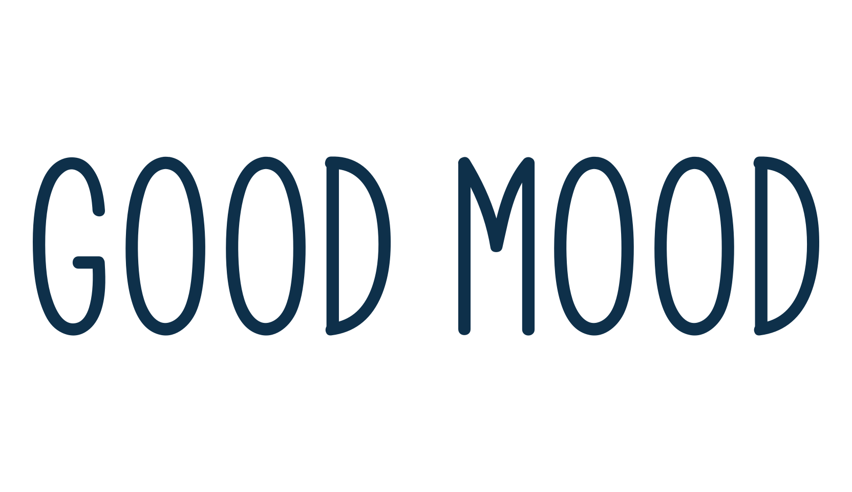 Good Mood, script handwritten fancy decorative calligraphy font preview