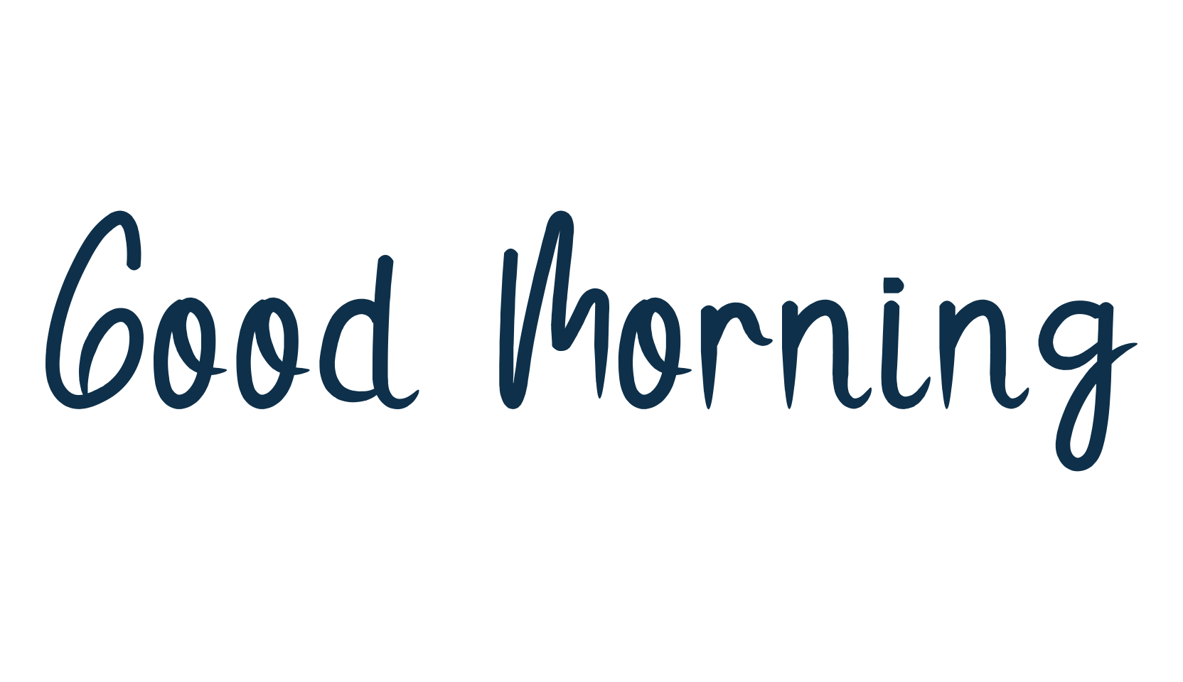 Good Morning (good-morning-6), fancy various decorative script calligraphy font preview