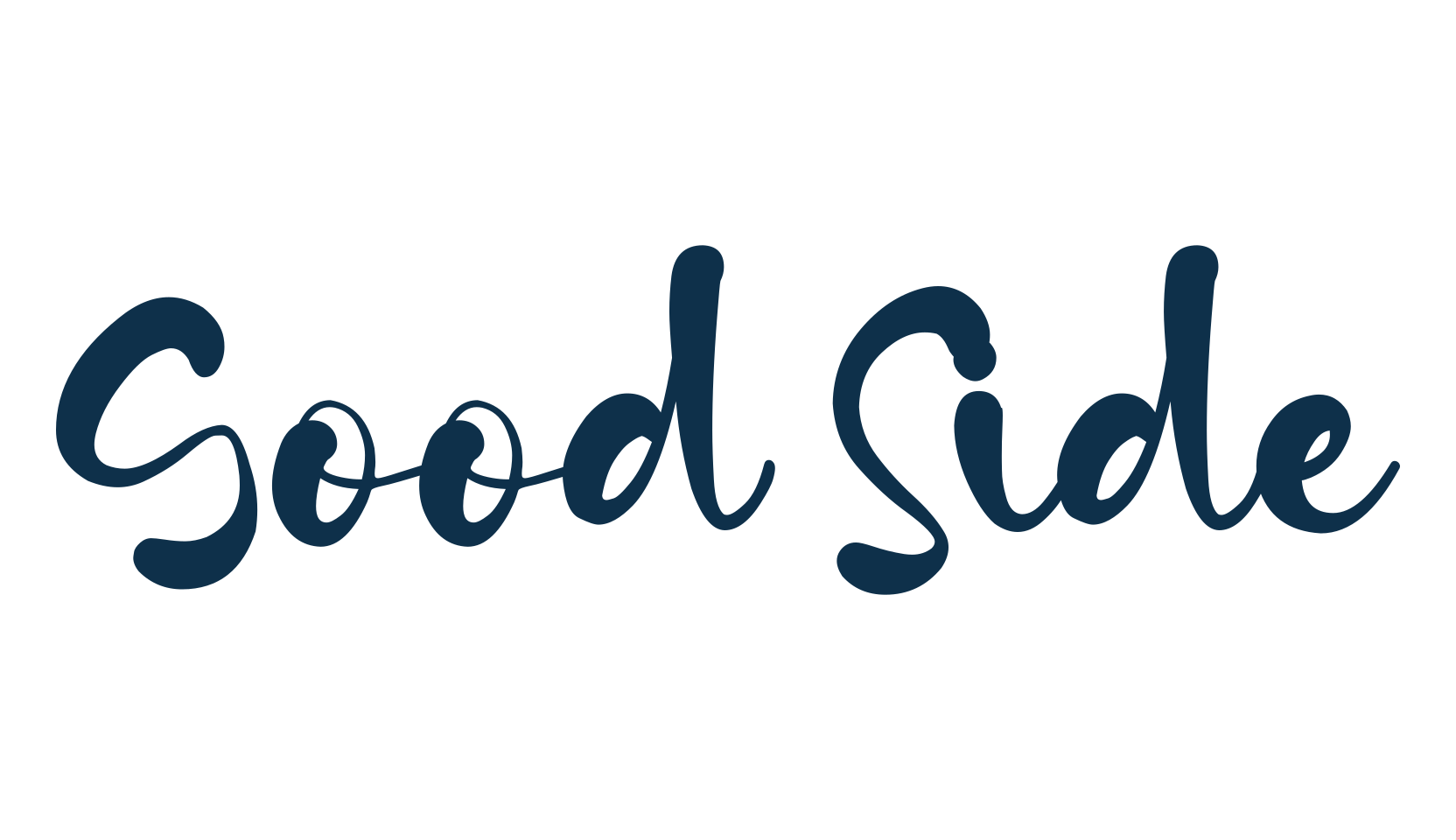 Good Side, fancy decorative font preview