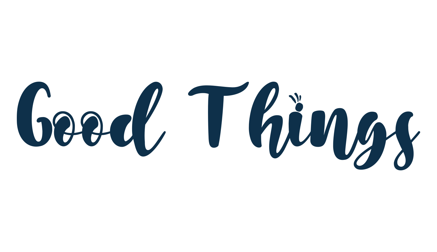 Good Things, various font preview