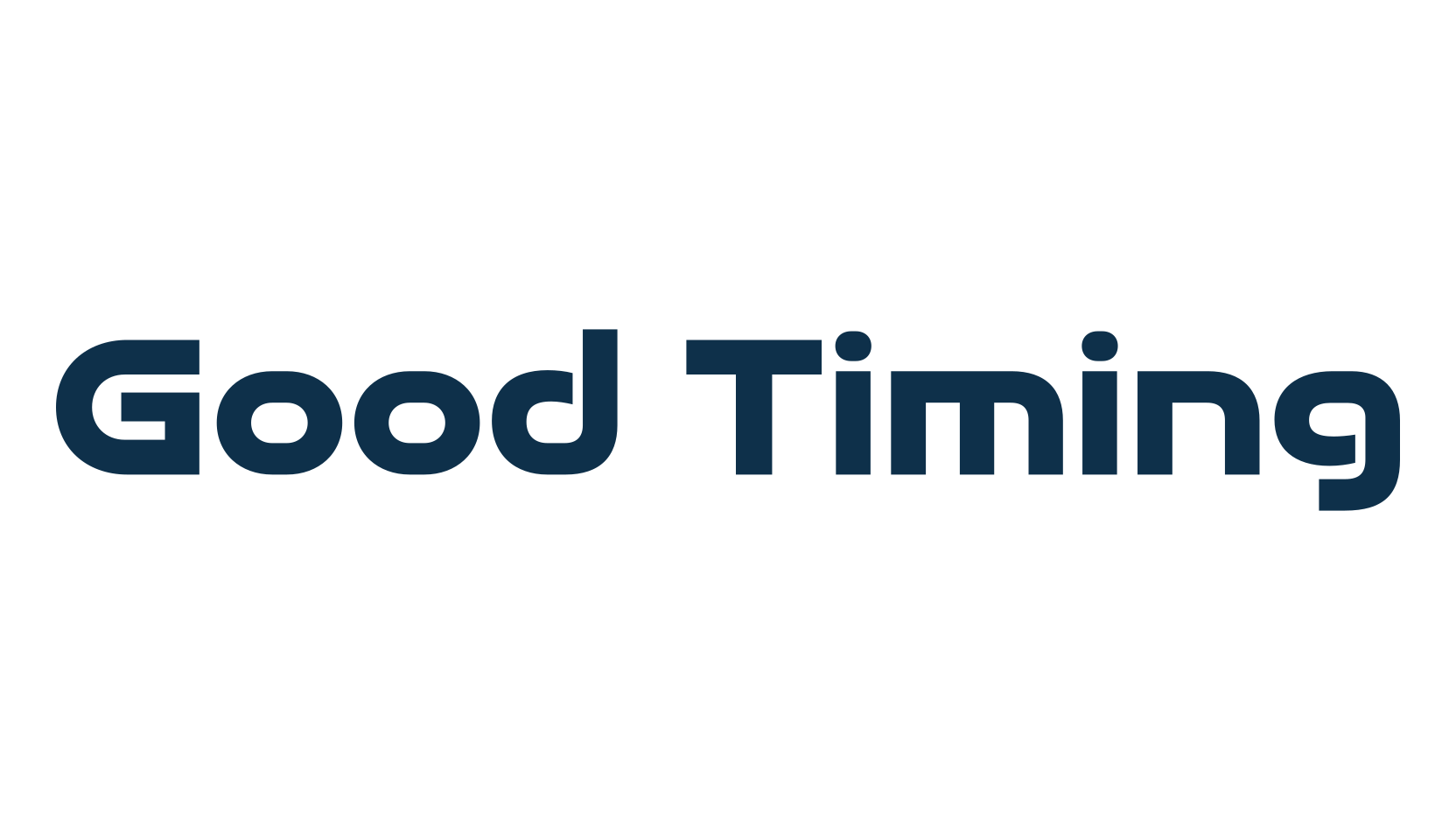 Good Timing, sci-fi font preview