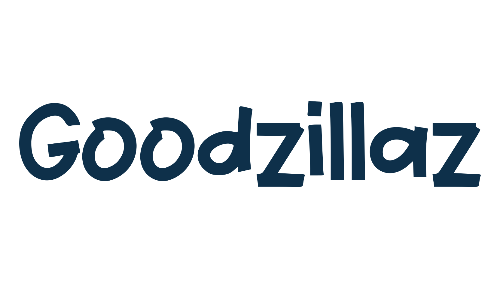 Goodzillaz, cartoon font preview