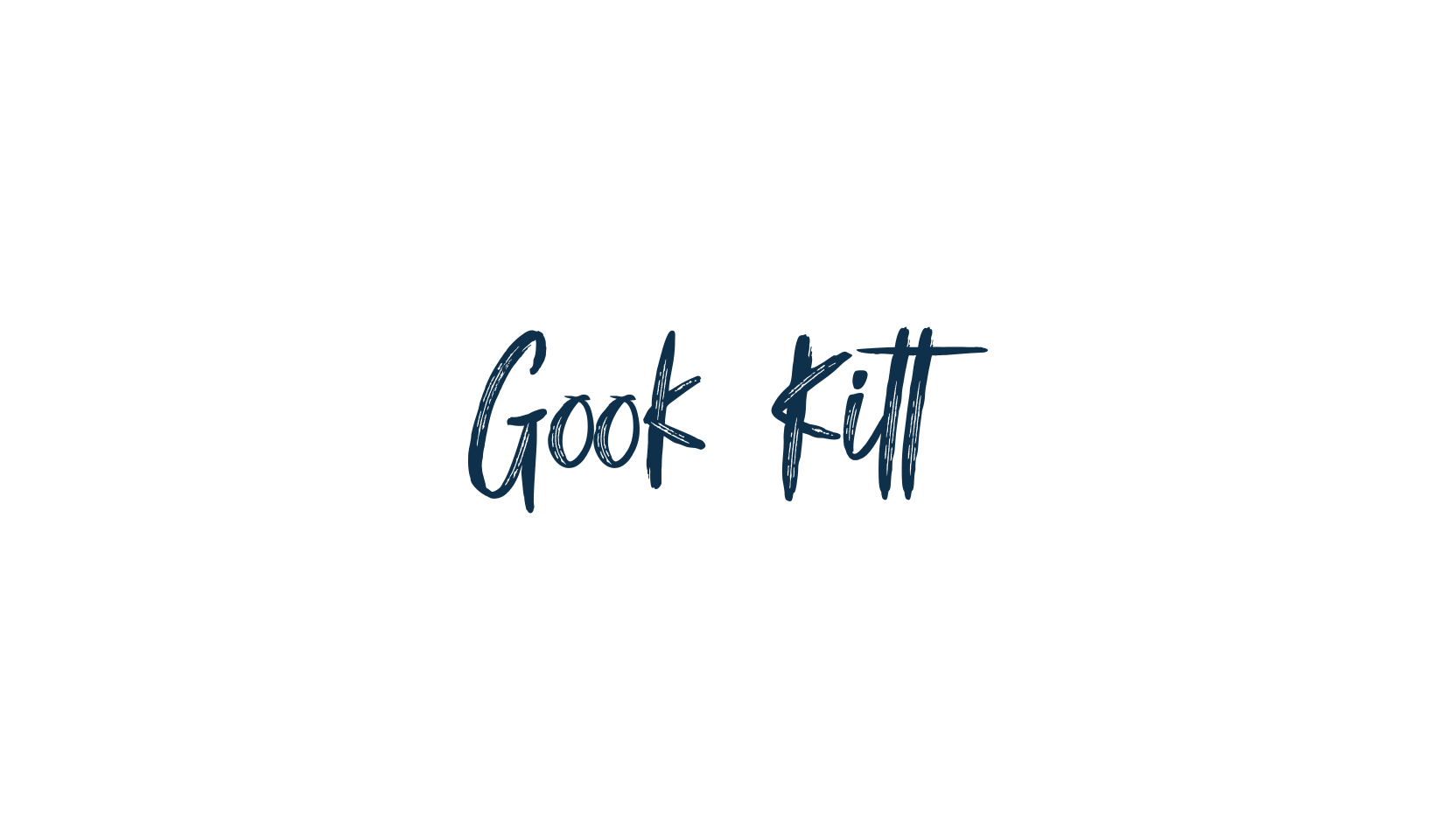 Gook Kitt, fancy decorative font preview