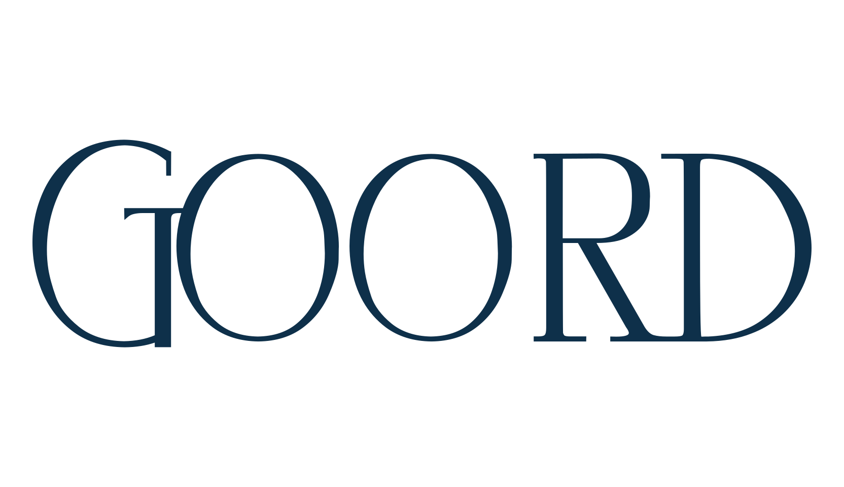 Goord, basic serif font preview