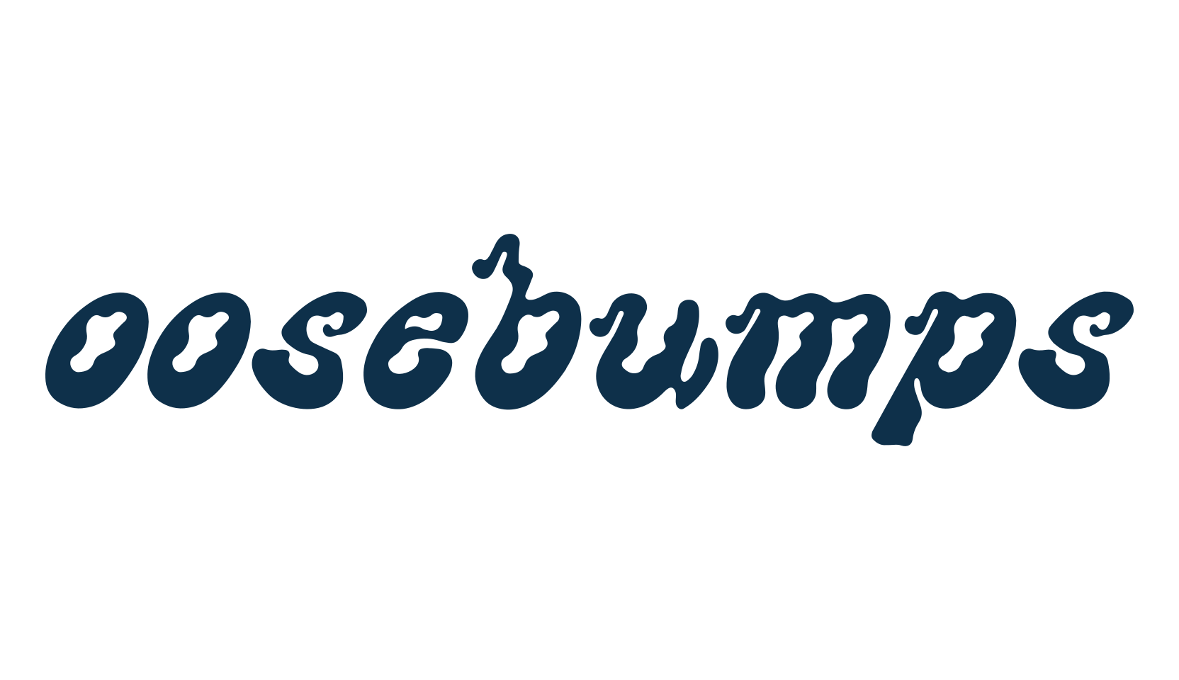 Goosebumps, fancy various decorative font preview