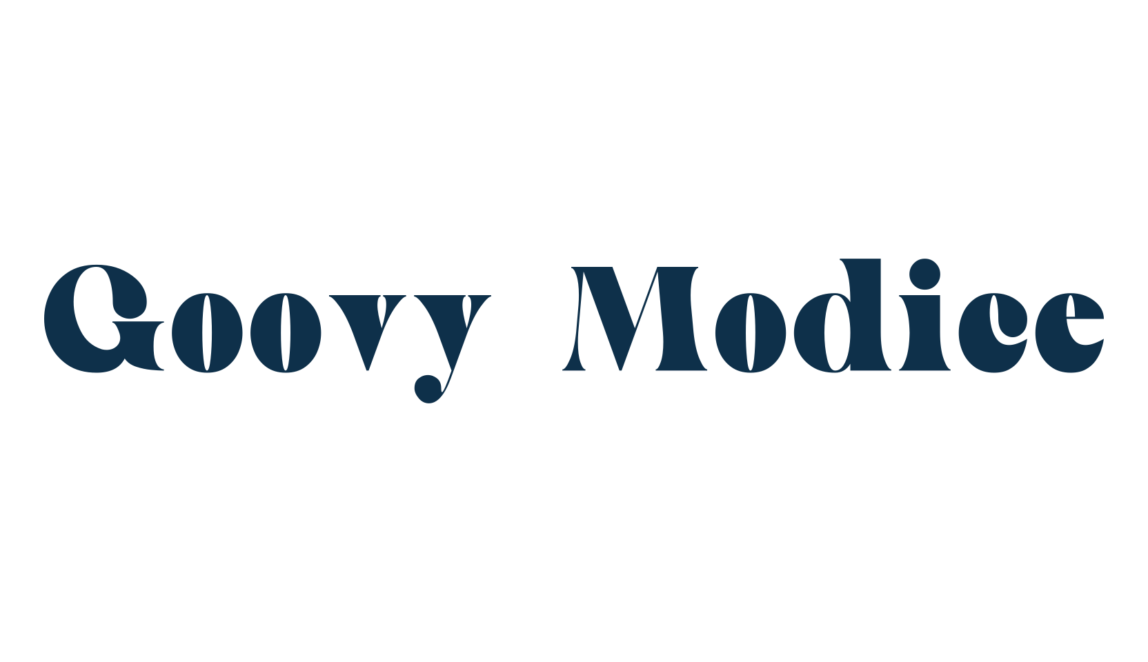 Goovy Modice, groovy font preview