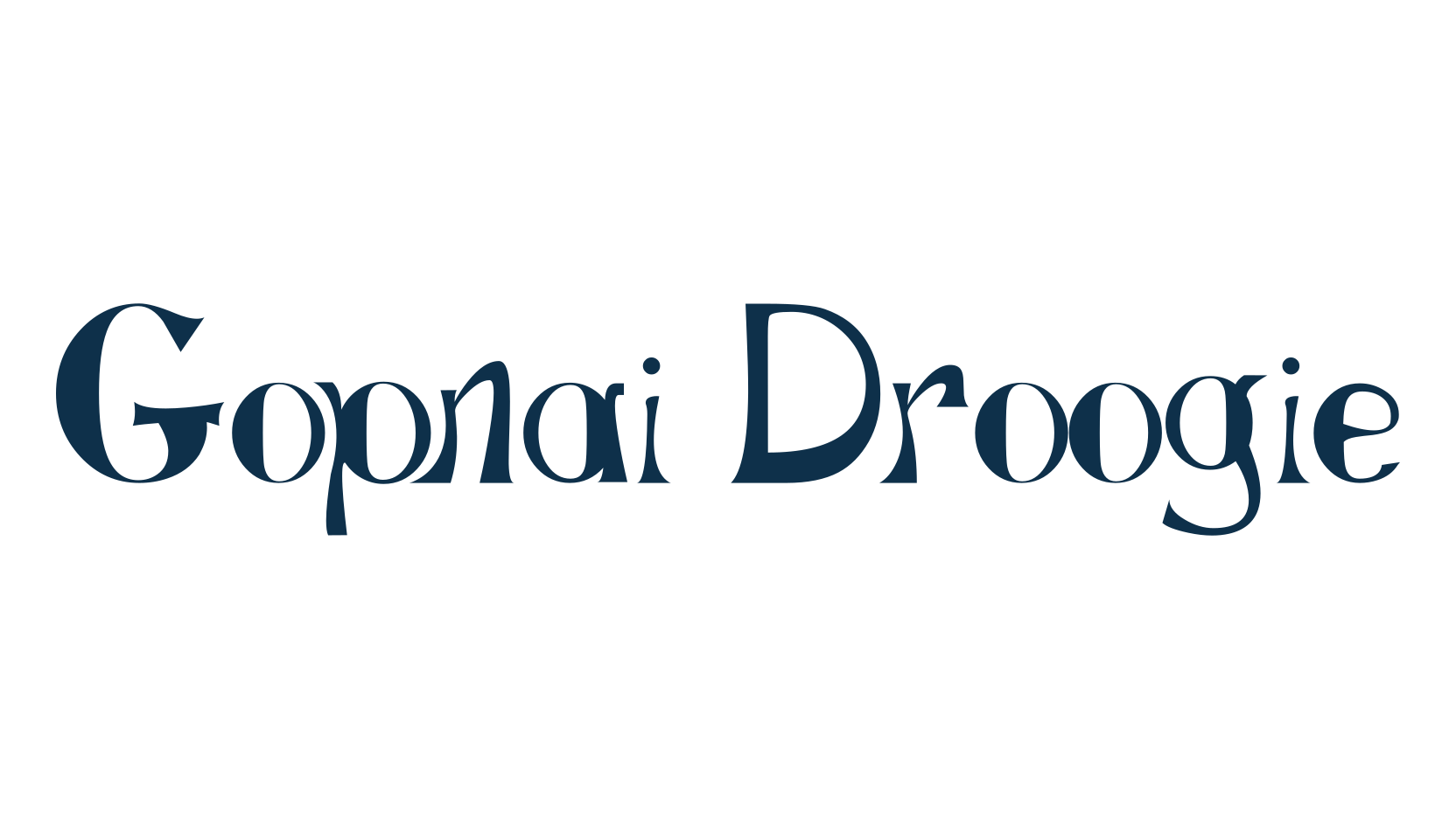 Gopnai Droogie, various font preview