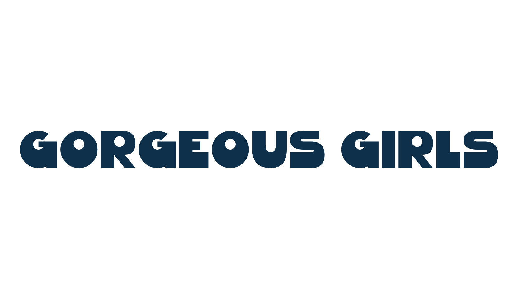 Gorgeous Girls, fancy groovy decorative font preview