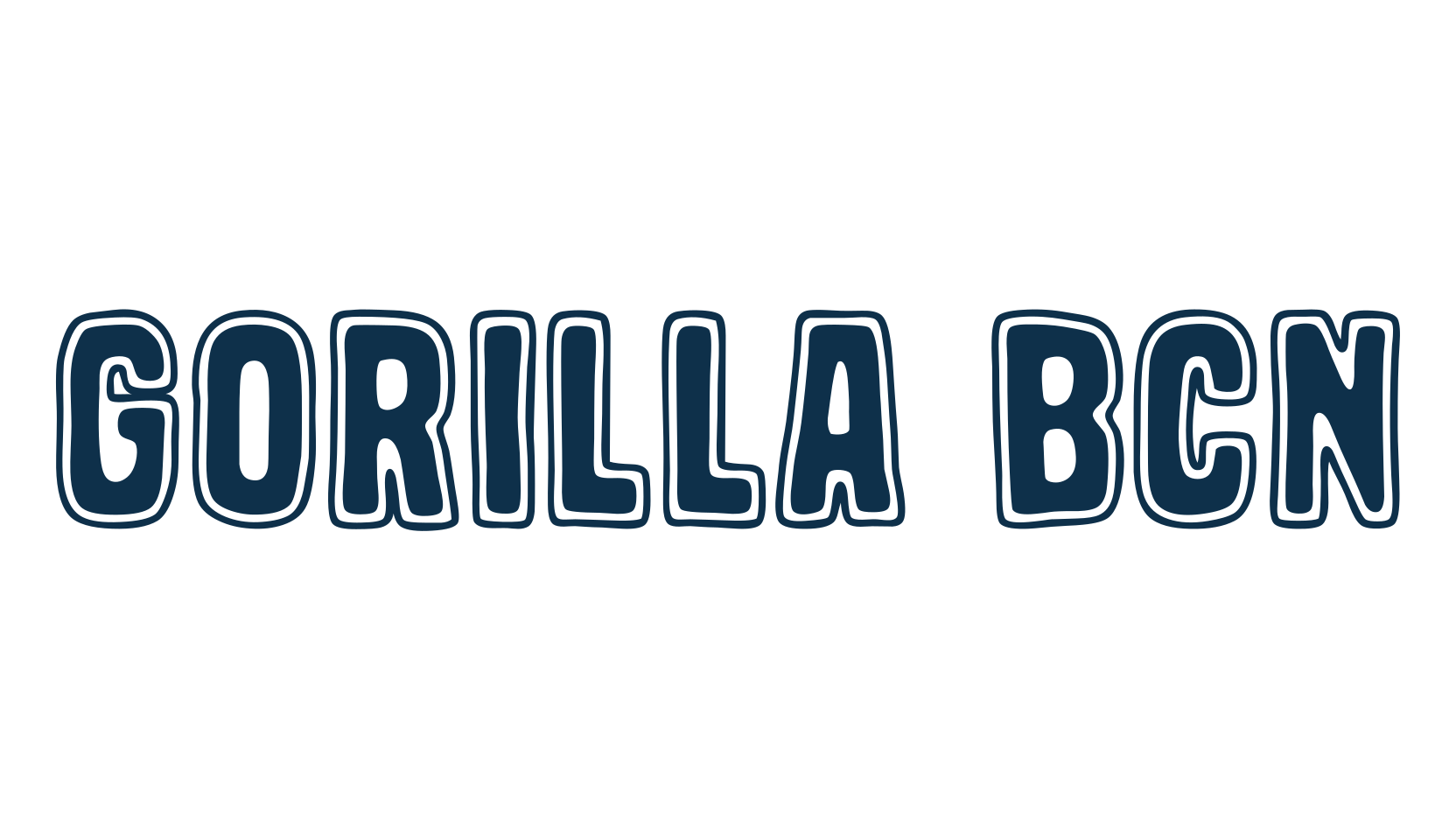 Gorilla BCN, fancy various decorative font preview