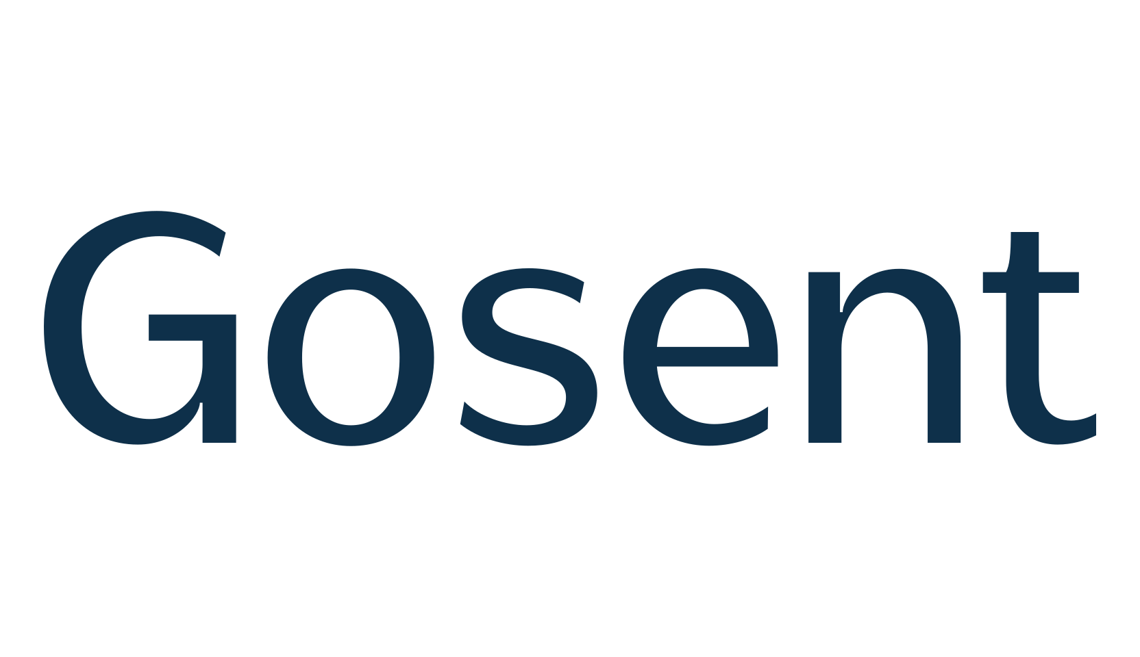 Gosent, basic sans serif font preview