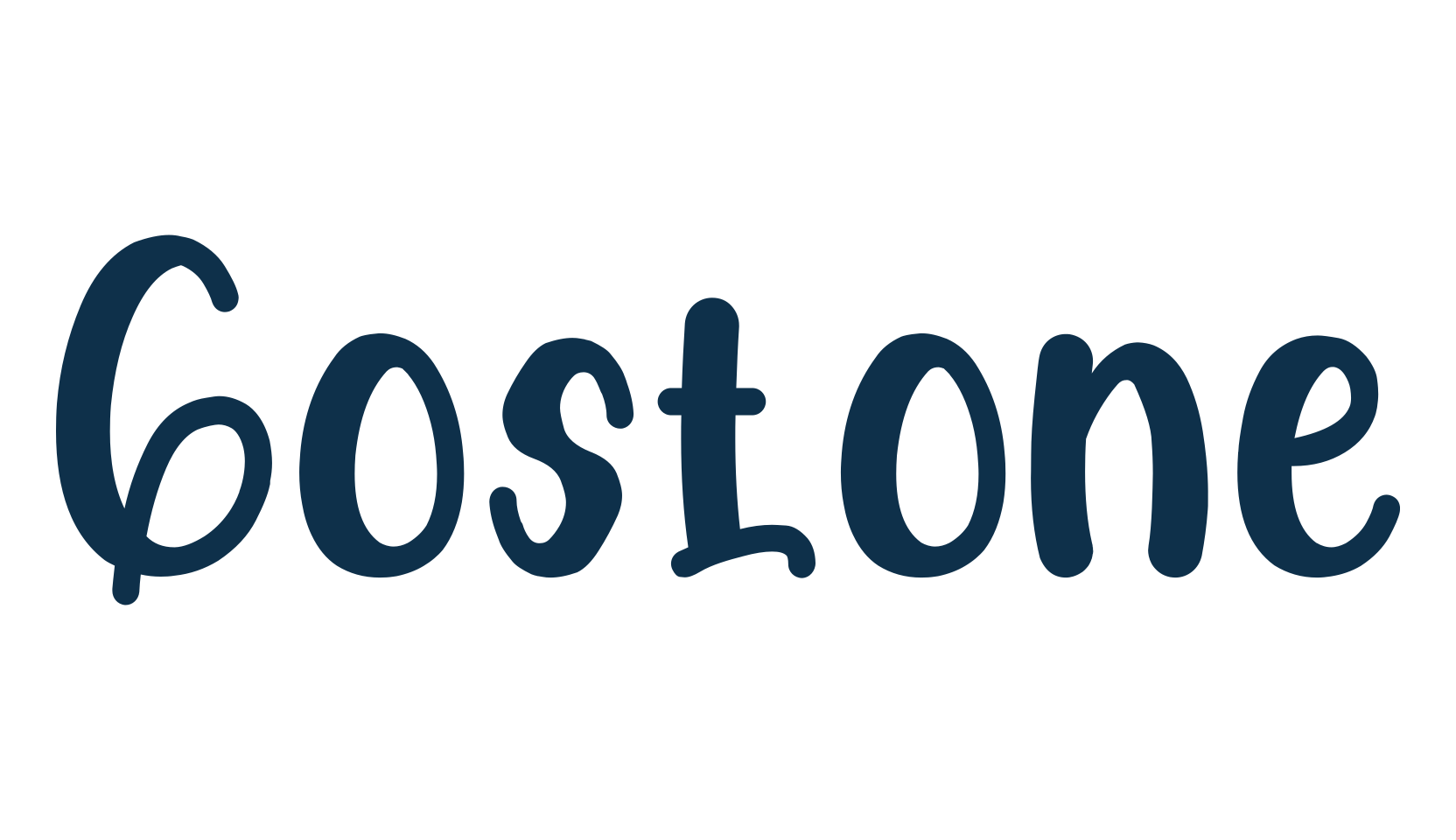 Gostone, fancy decorative font preview