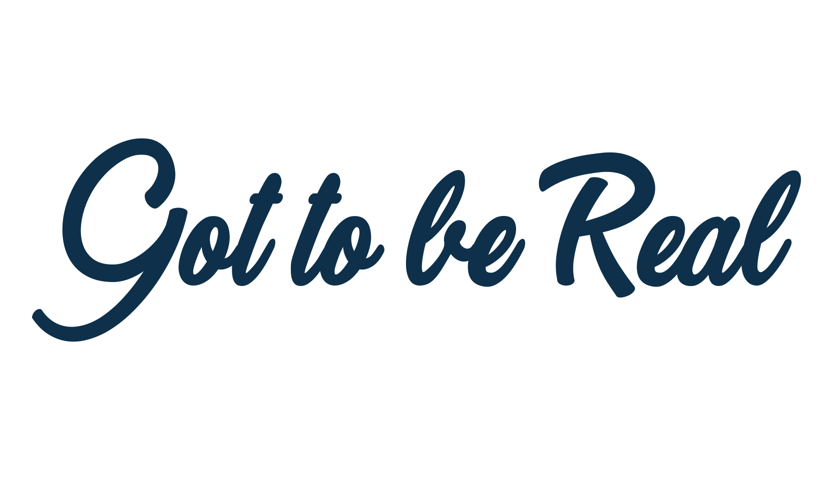 Got to be Real, calligraphy font preview