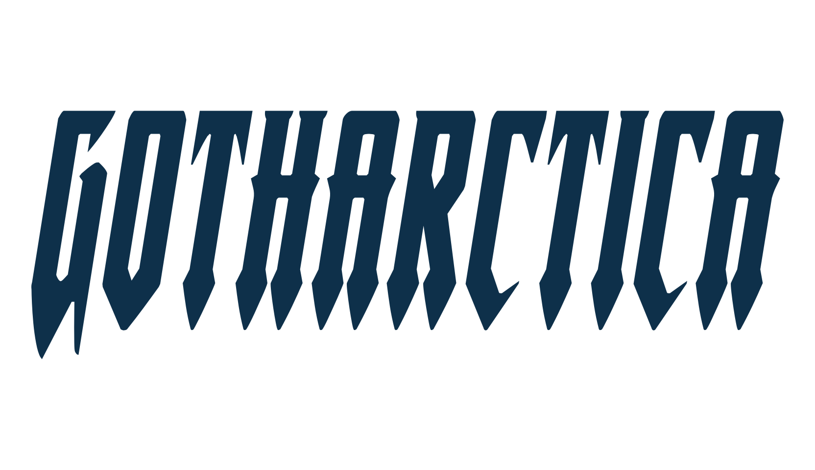 Gotharctica, holiday halloween fancy decorative horror font preview