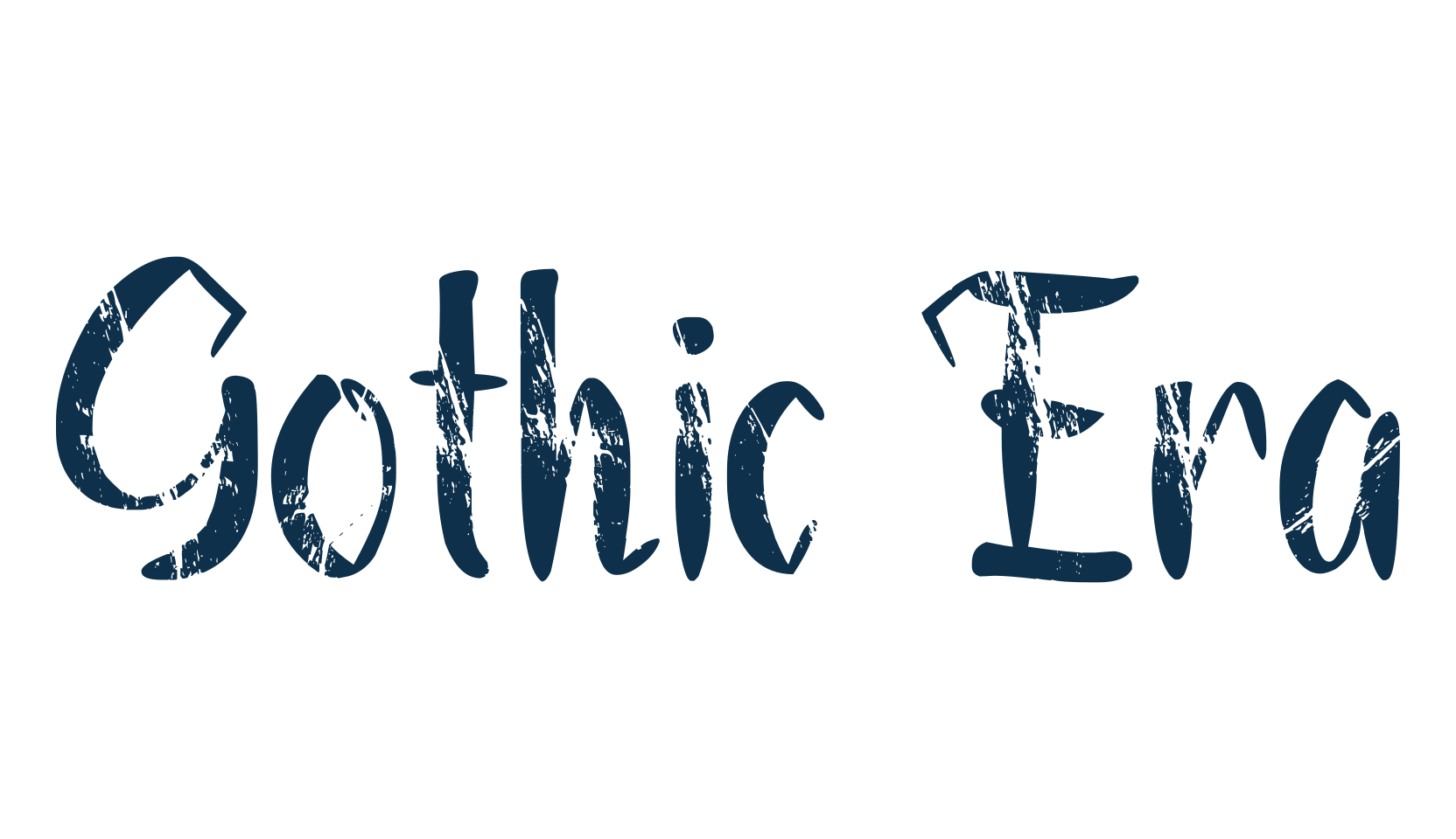 Gothic Era, holiday halloween fancy decorative horror font preview