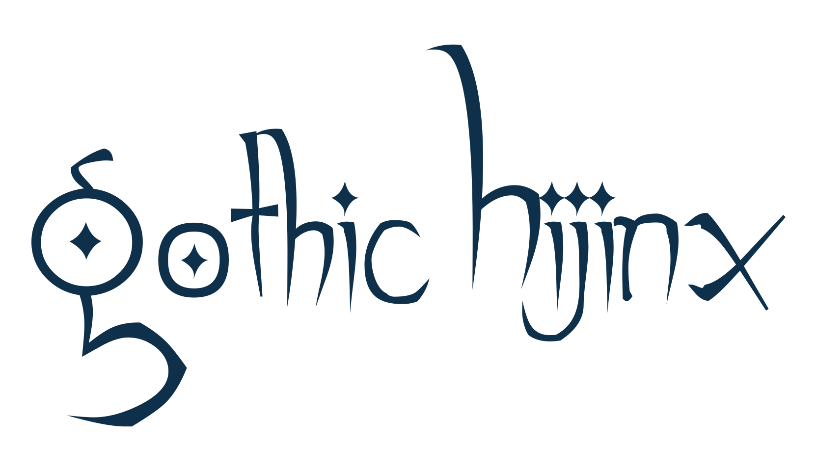 Gothic Hijinx, fancy various gothic font preview
