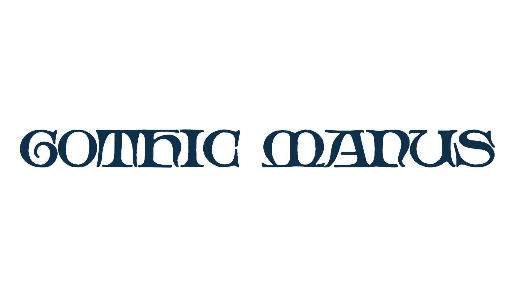 Gothic Manus, celtic font preview