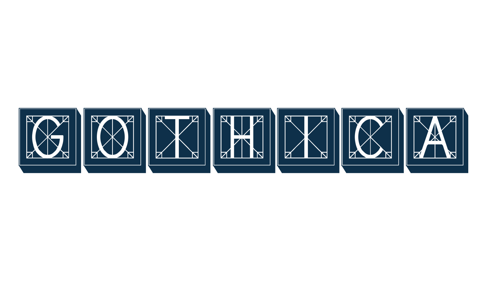 Gothica, fancy initials decorative font preview