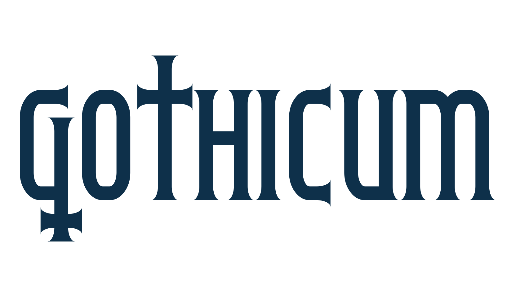 Gothicum, gothic modern font preview