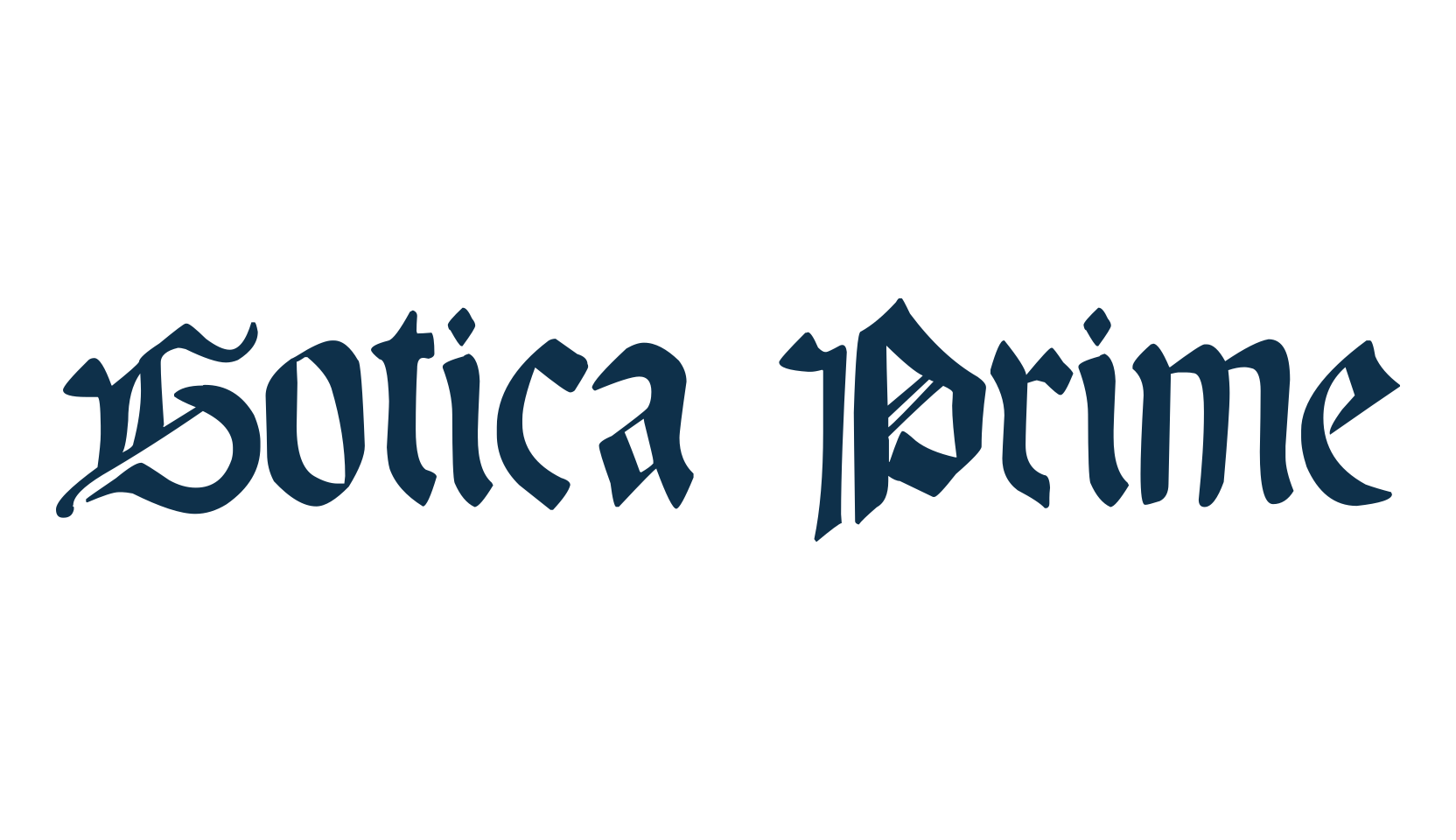 Gotica Prime, medieval font preview