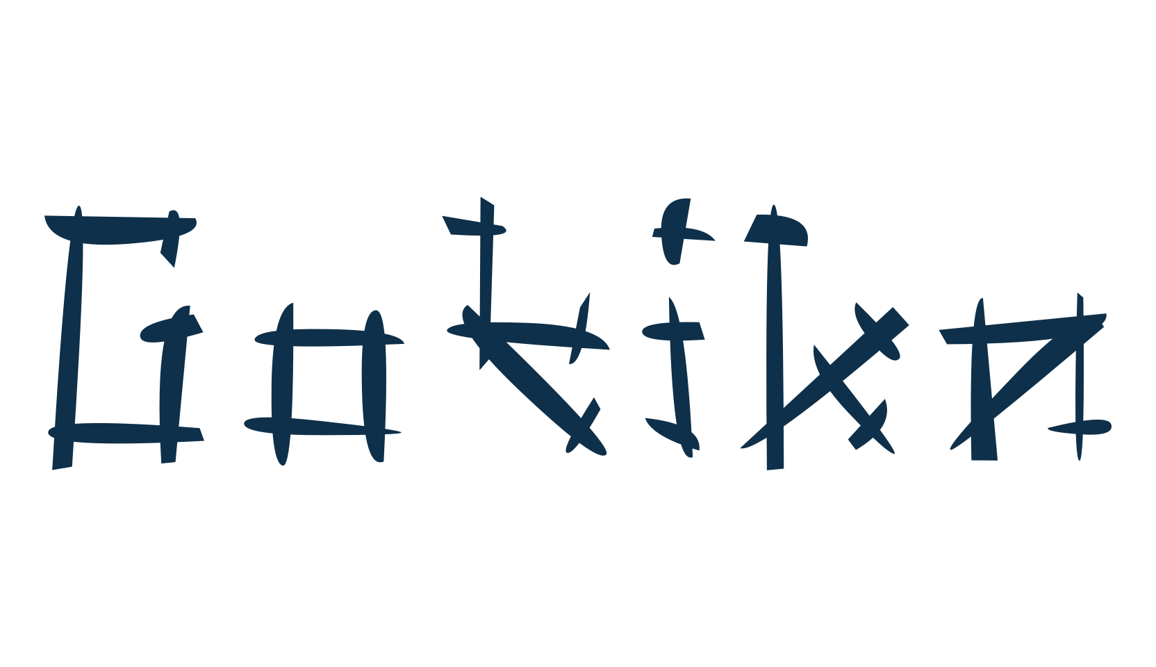 Gotika, modern font preview