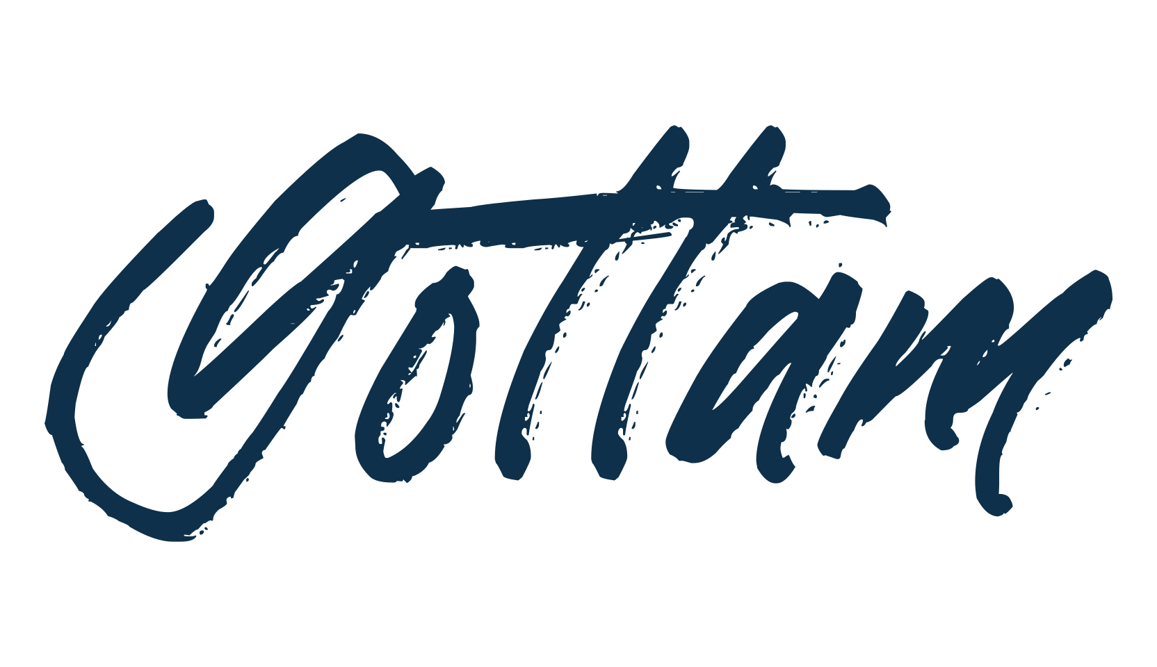 Gottam, brush font preview
