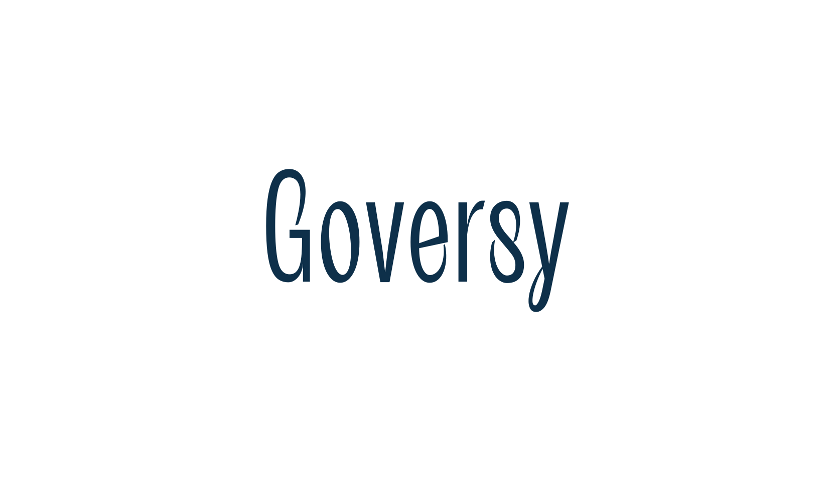 Goversy, sans serif font preview
