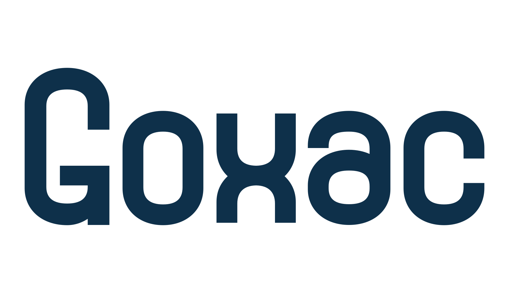 Goxac, techno sci-fi font preview
