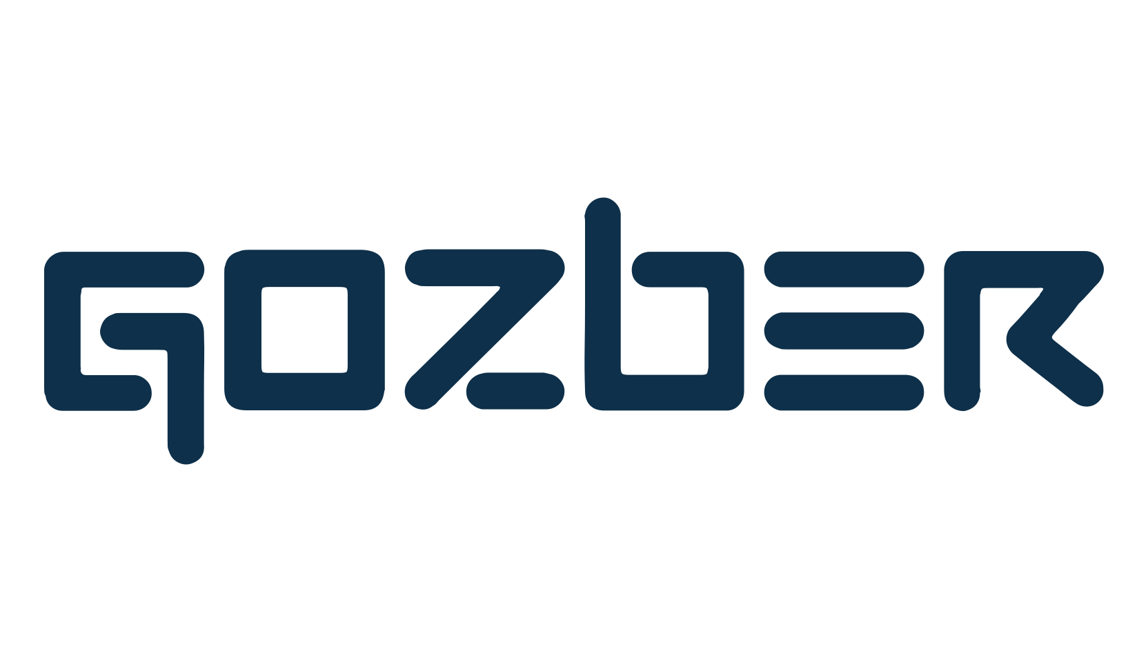 Gozber, sci-fi font preview