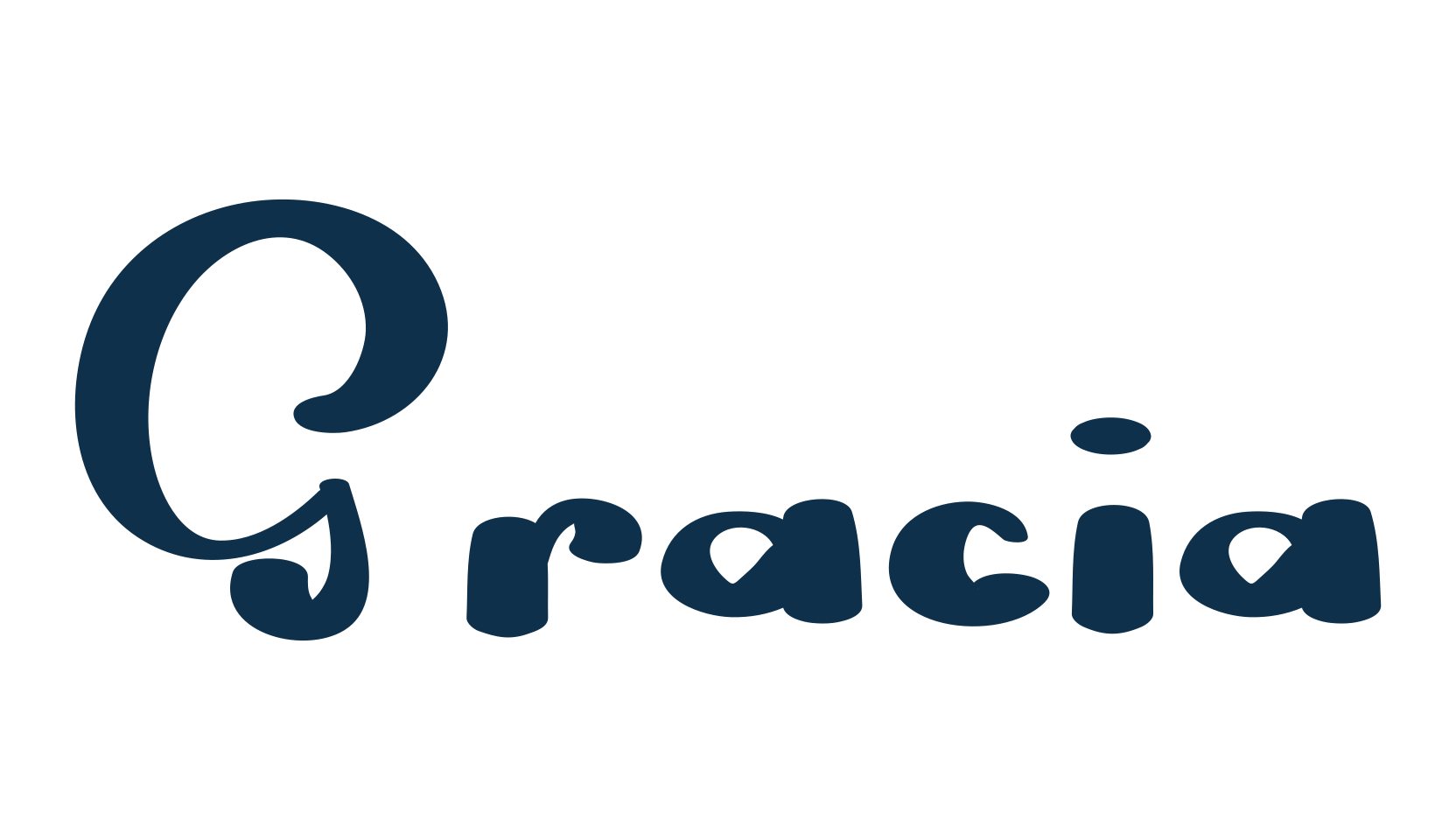 Gracia, fancy decorative font preview