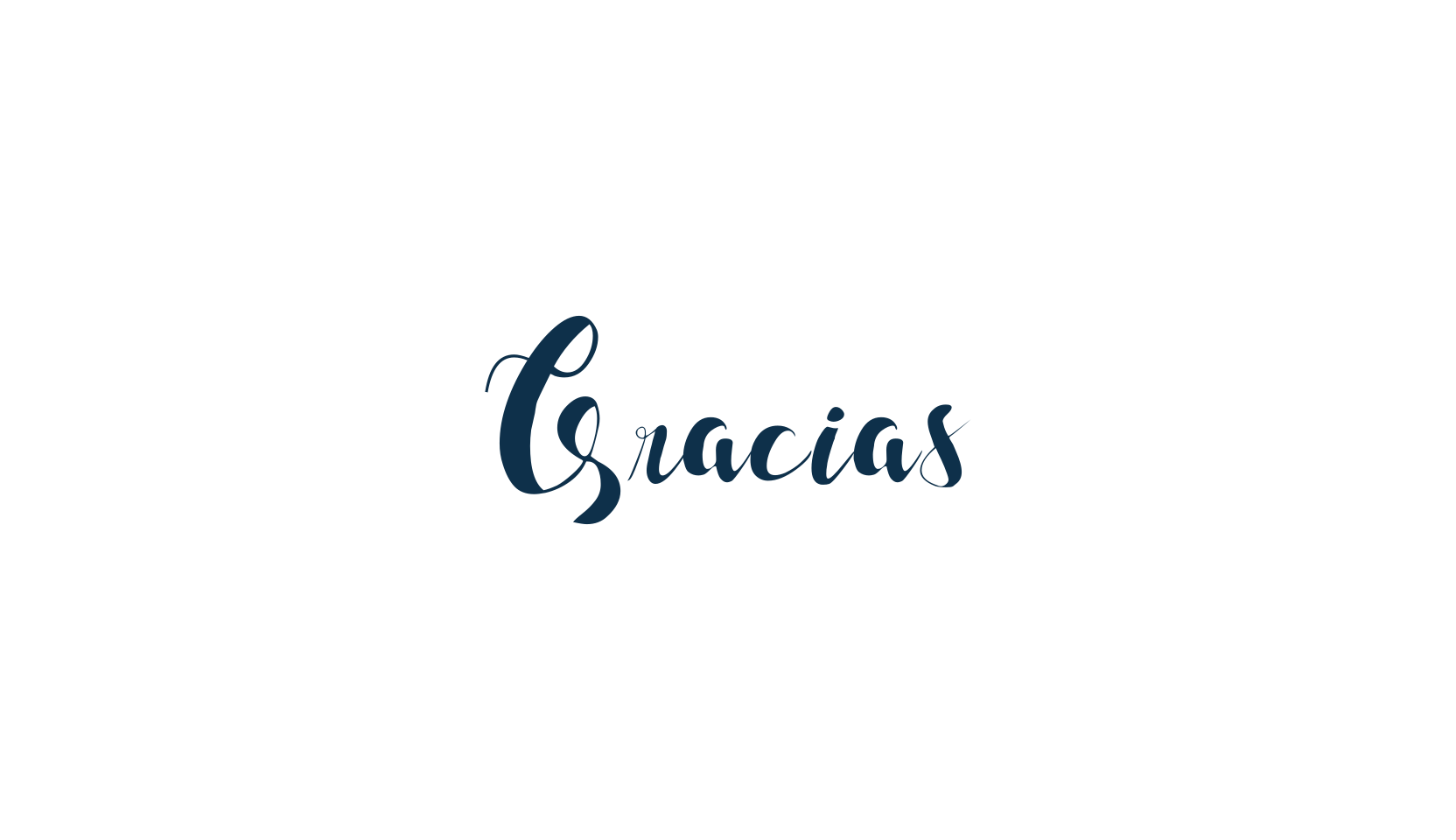 Gracias, script handwritten fancy decorative calligraphy font preview