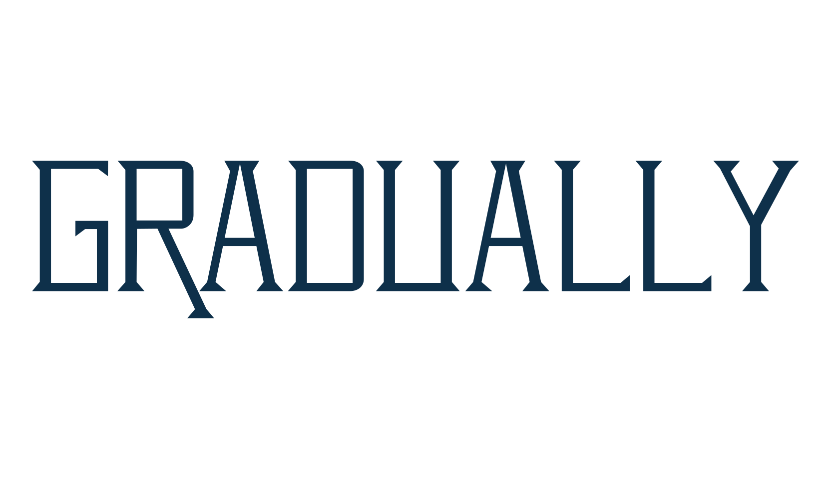 Gradually, fancy various decorative font preview