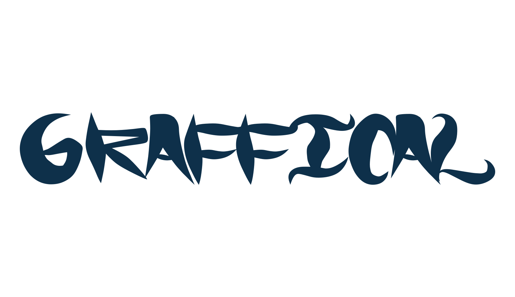 Graffical, graffiti font preview