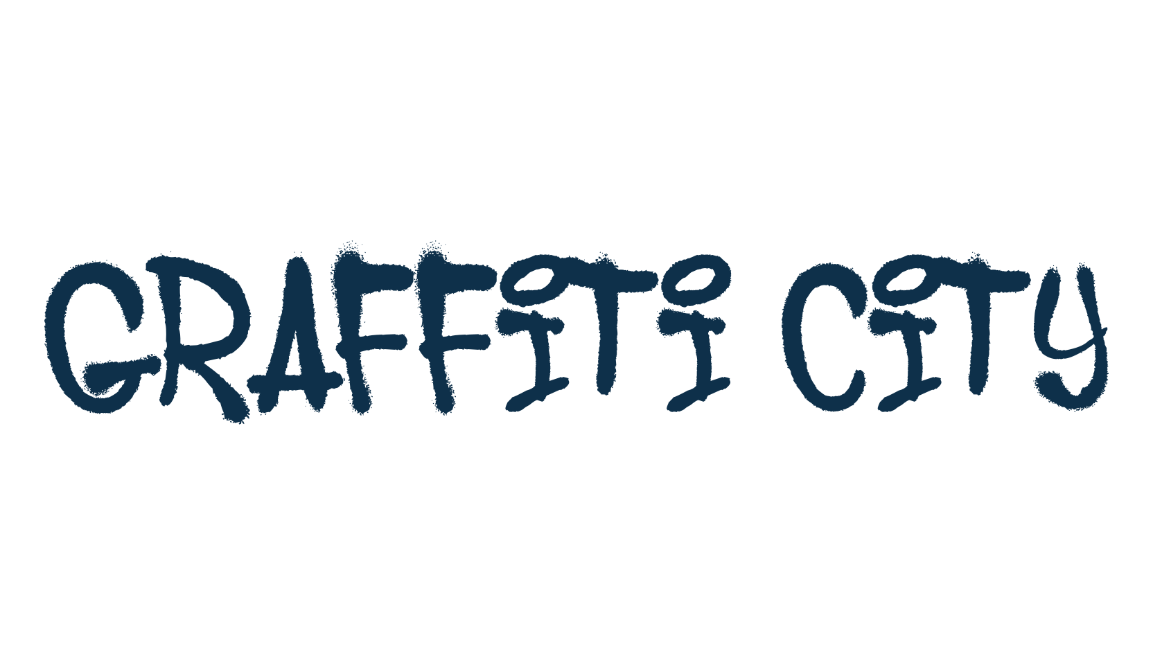 Graffiti City, graffiti font preview