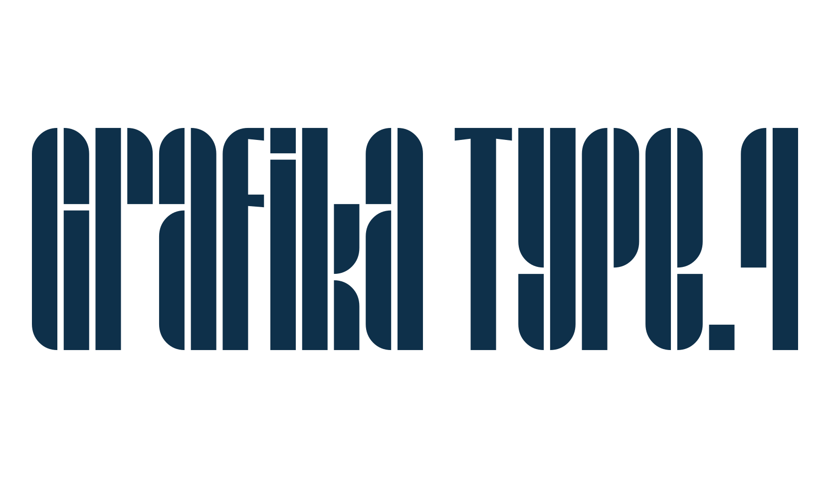 Grafika Type.4, fancy stencil, army decorative font preview