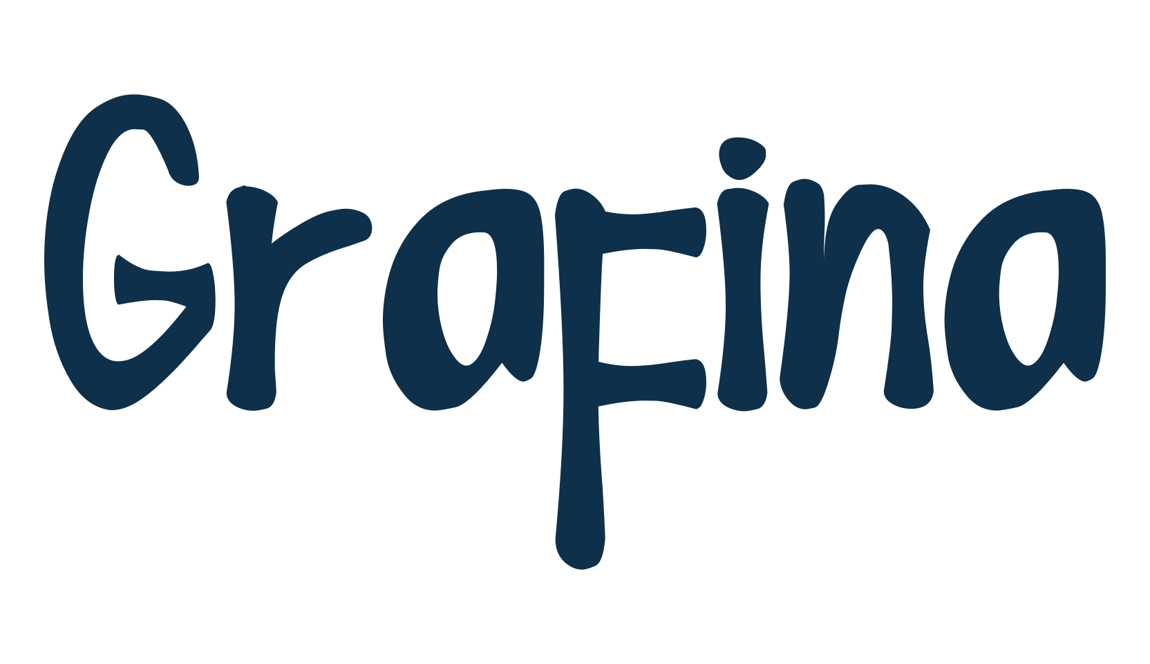 Grafina, fancy various decorative font preview