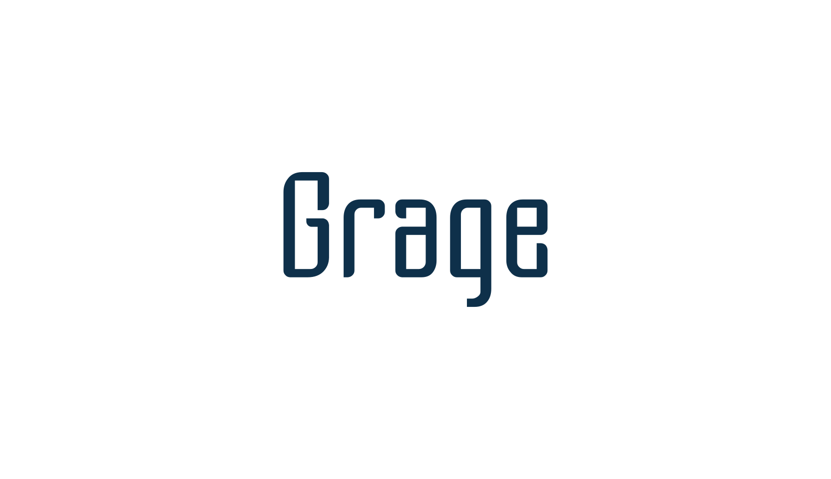Grage, sans serif font preview