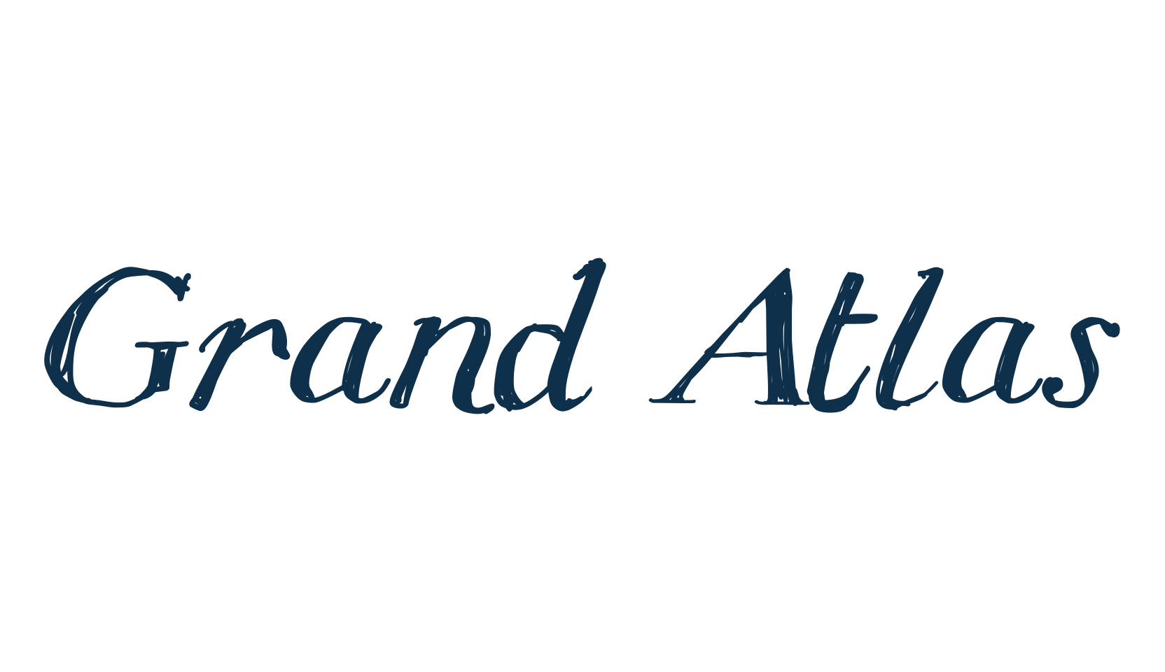 Grand Atlas, fancy various decorative script calligraphy font preview