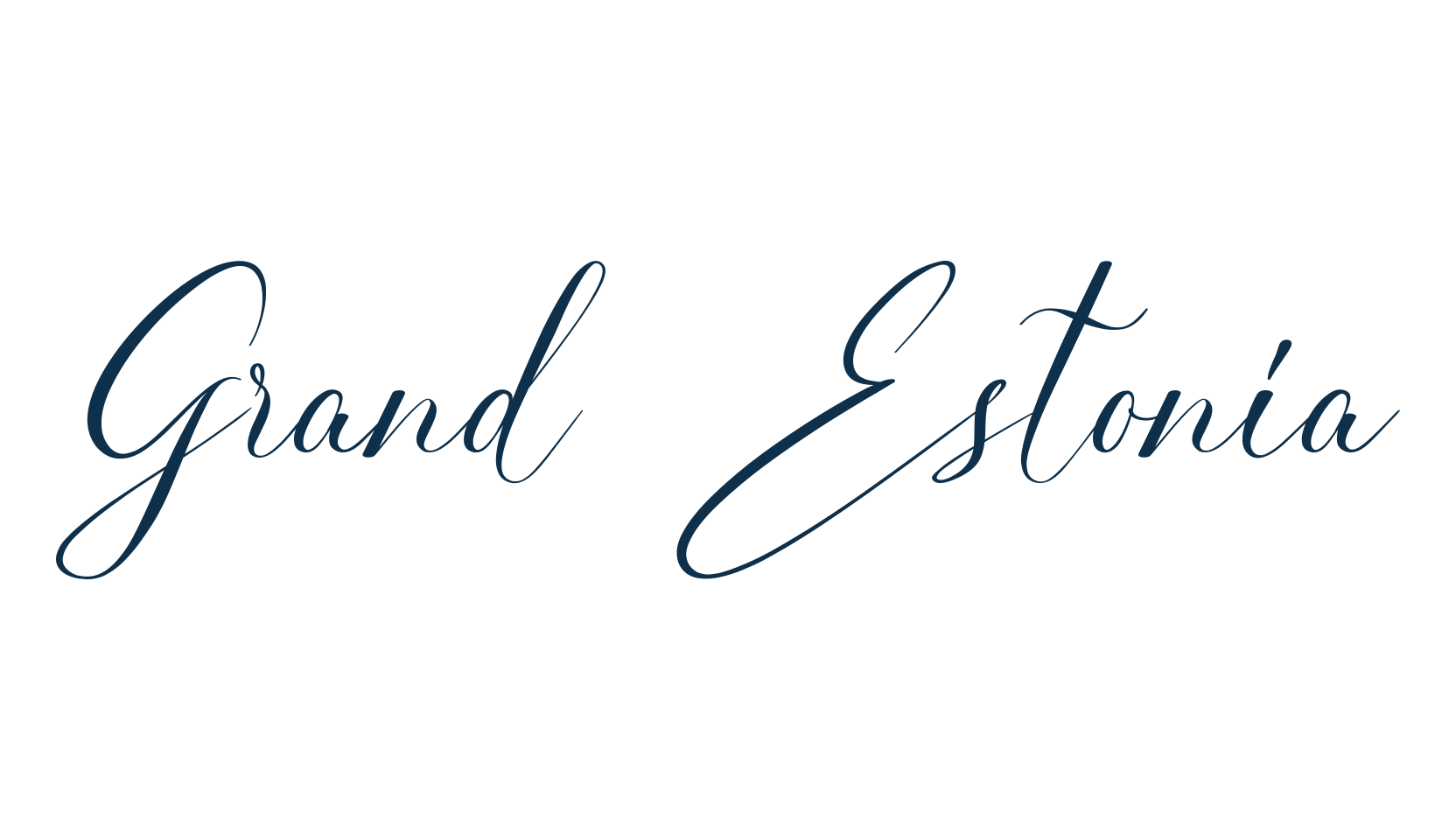 Grand Estonia, script calligraphy fancy decorative font preview